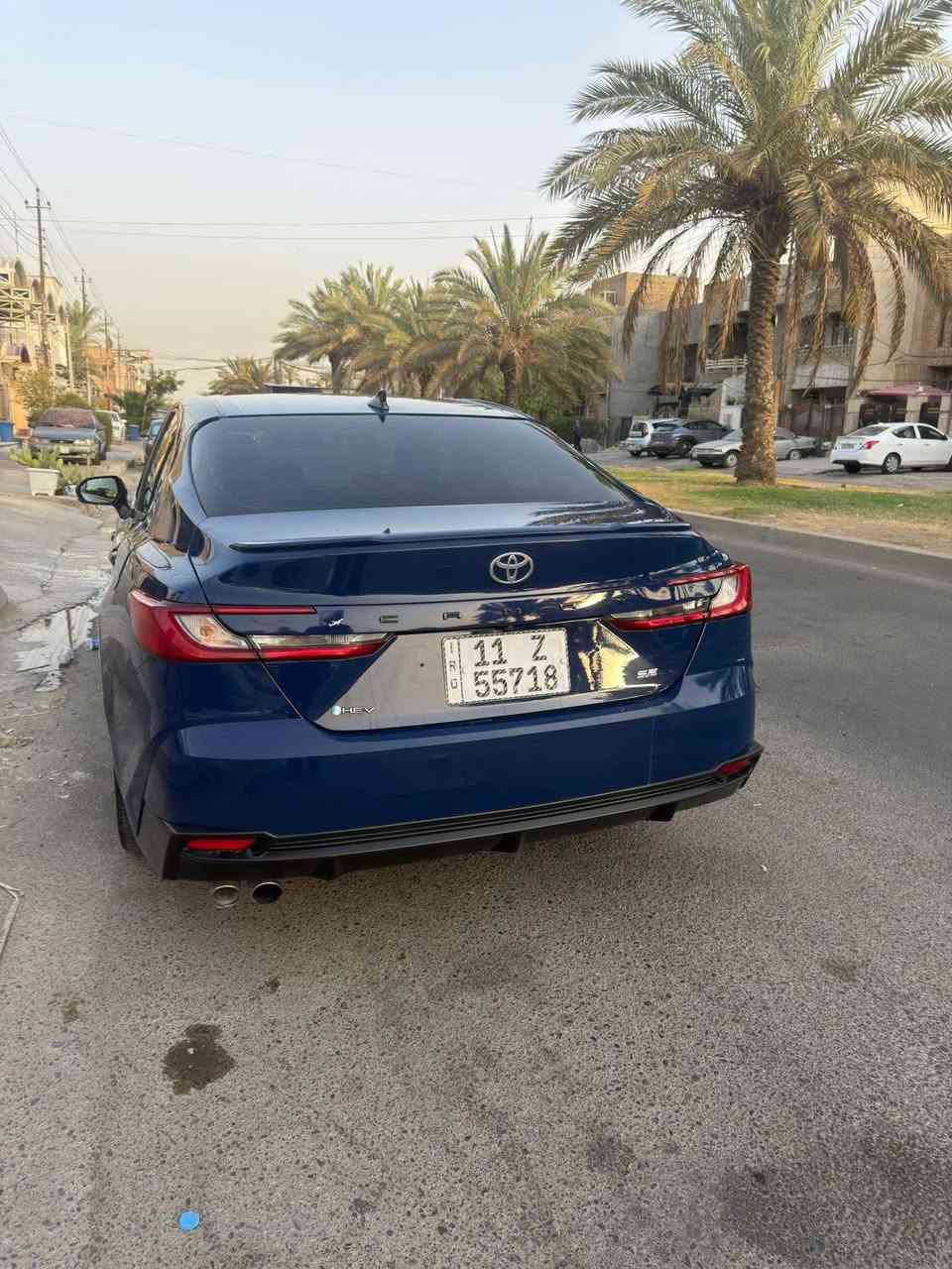 𝟐𝟎𝟐𝟓 𝐓𝐎𝐘𝐎𝐓𝐀 𝐂𝐀𝐌𝐑𝐘-𝐒𝐄 
تويوتا كامري (SE) موديل : 2025  السعر بـ 184 ورقة 
وارد : امريكي 
ممشئ : 36 الف mi
اللون : نيلي 
حجم المحرك : 2.5L (4.سلندر) هايبرد 
كافة الايرباكات سليمة %100
المواصفات : 𝐒𝐄
فول  مواصفات ماعده الفتحة
حساسات امامية خلفية 
كيـــج الـــكتـــرونـــي (دجيتال)
شـــاشـــة كبيرة لمـــس
شحن وايـــر ليـــس
ابـــواب  بصمة ،بصمة تشـــغيـــل ، تشغيل عن بعد 
هاند بريك بصمة
اوتو ستوب (𝐀𝐔𝐓𝐎 𝐒𝐓𝐎𝐏)
رادار امامي (تحديد مسار)
‏‎رادار جانبي360 
 (𝐄𝐂𝐎)
(𝐍𝐎𝐑𝐌𝐀𝐋)
 (𝐒𝐏𝐎𝐑𝐓)
فول تحكم استيرن
كشنات جلد 
تبريد شاشة قطعتين 
ويل سبورت قياس 19
‏‎للأستفسار الاتصال علی الهاتف او واتساب
***********
