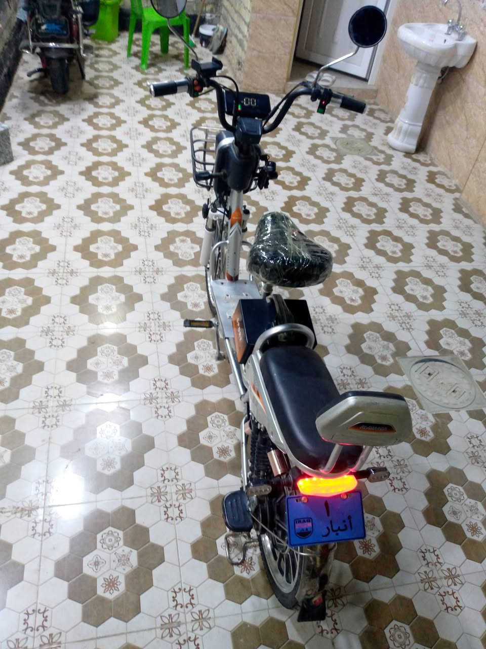 دراجة شحن • بطاريات نص عمر • الفلوجه