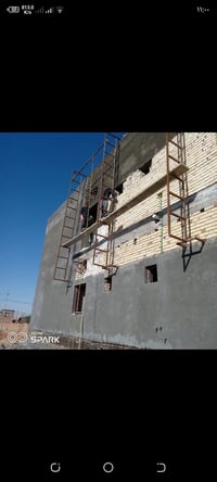 جص سمنت • صقل واجهات • نثر