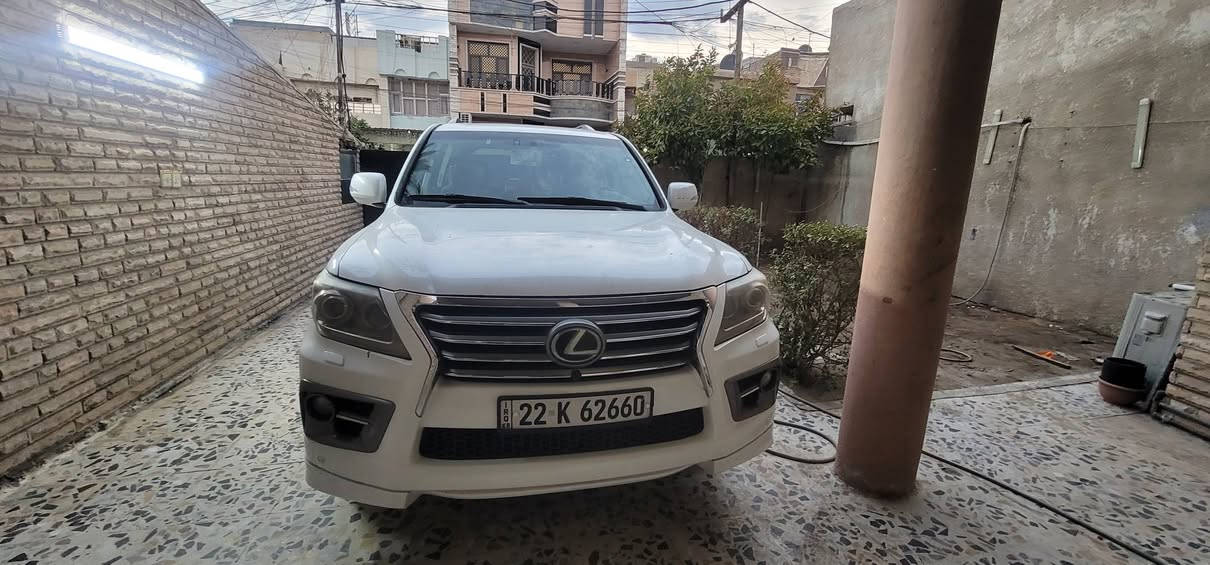 للبيع لكزز ٢٠١٢
LX5700
السياره فول مواصفات 
كهربائيات جكات كلى شغال
السياره ماشيه 270Km
طخم تايرات جديد عليها 
السياره بيها بونيد
 ونص جاملغ سكن
السياره باسمي رقم اربيل 
وتحويل ثاني يوم
السعر ٣٤٠ ورقه وبيها مجال  
للاستفسار***********
مكاني بغداد الشعب
