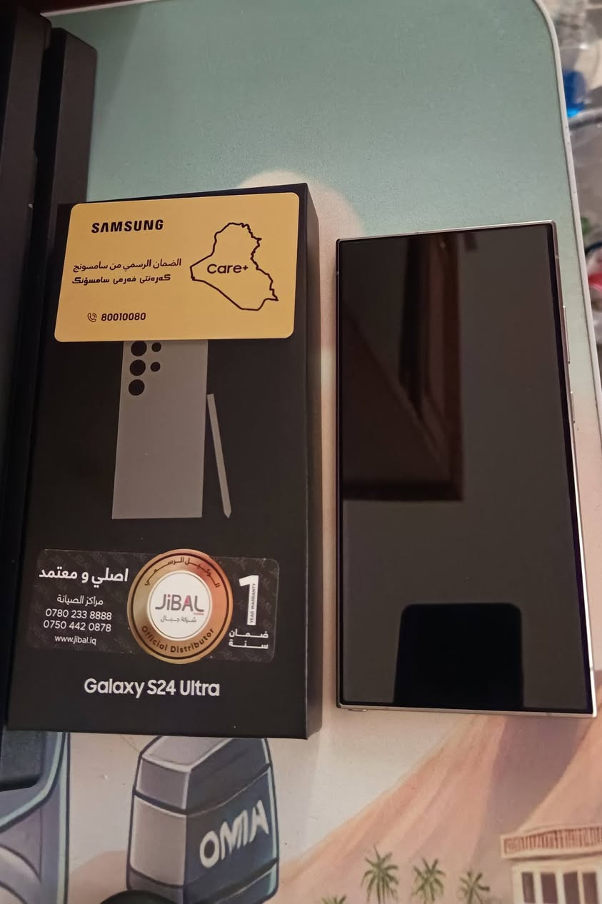 السلام عليكم
جهاز Galaxy s24 ultra للبيع

نظافه 100 %

الذاكرة 256

الجهاز بلادي مامفتوح ولامبدل بيه شي

استخدام قليل مل البيت 
ضمان شركه جبال بعد ب الضمان ماخلص 

مكاني الأيمن 

السعر على الواتساب ***********
