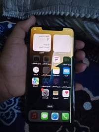 ايفون اكس ماكس ذاكره 256 بطاريه 100 ب خط الشاشه تك سيم الجهاز ما مفتوح...