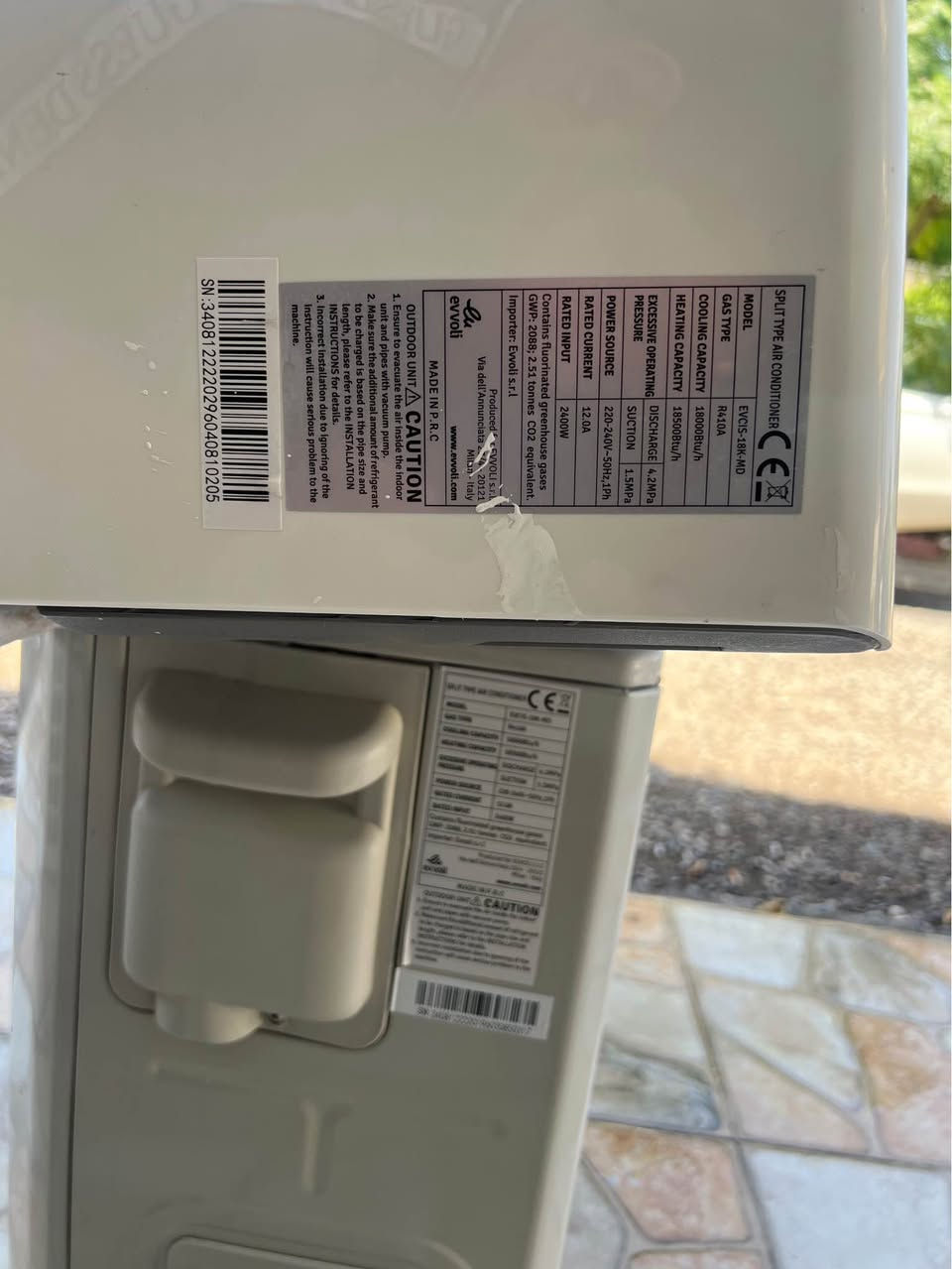 سبلت ايفولي 1.5 طن غاز R410 الحديث
سبلت مستعمل مده موسم واحد 
نظيف جدا شغال مع كامل الملحقات (بوري + واير كهرباء) 
هديه باندج للبواري + صونده ماء كهديه 
السعر : 225,000
المكان : دهوك 
العدد : ٢ 
رقم الهاتف : *********** دهوك, العراق
