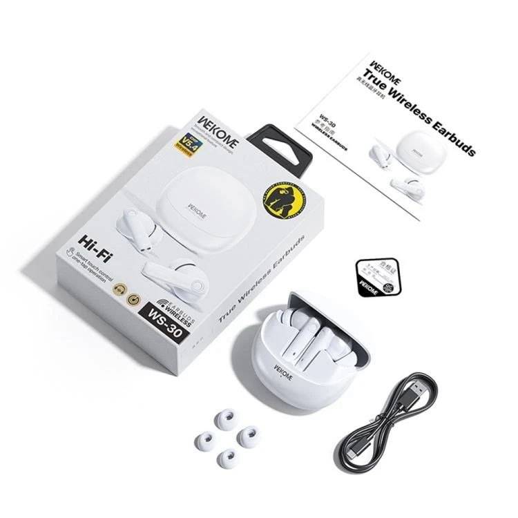 WEKOME WS-30 • بلوتوث ٥.٤ • صوت Hi-Fi نقي