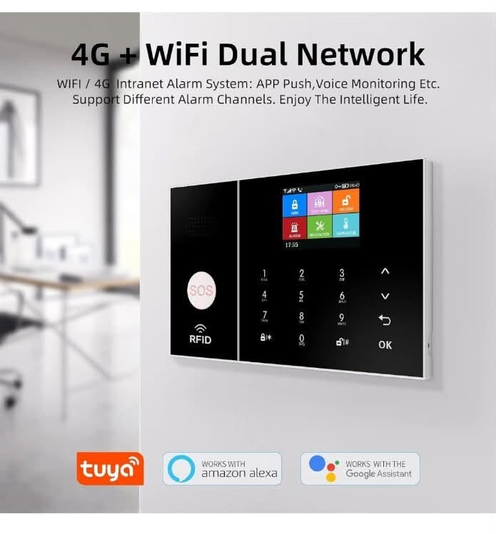 إنذار ذكي • 4G وواي فاي • تحكم بالموبايل