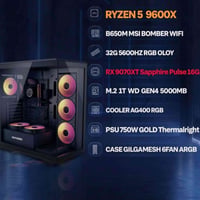 رايزن 5 9600X • RX 9070XT • شاشة 2K 200هرتز