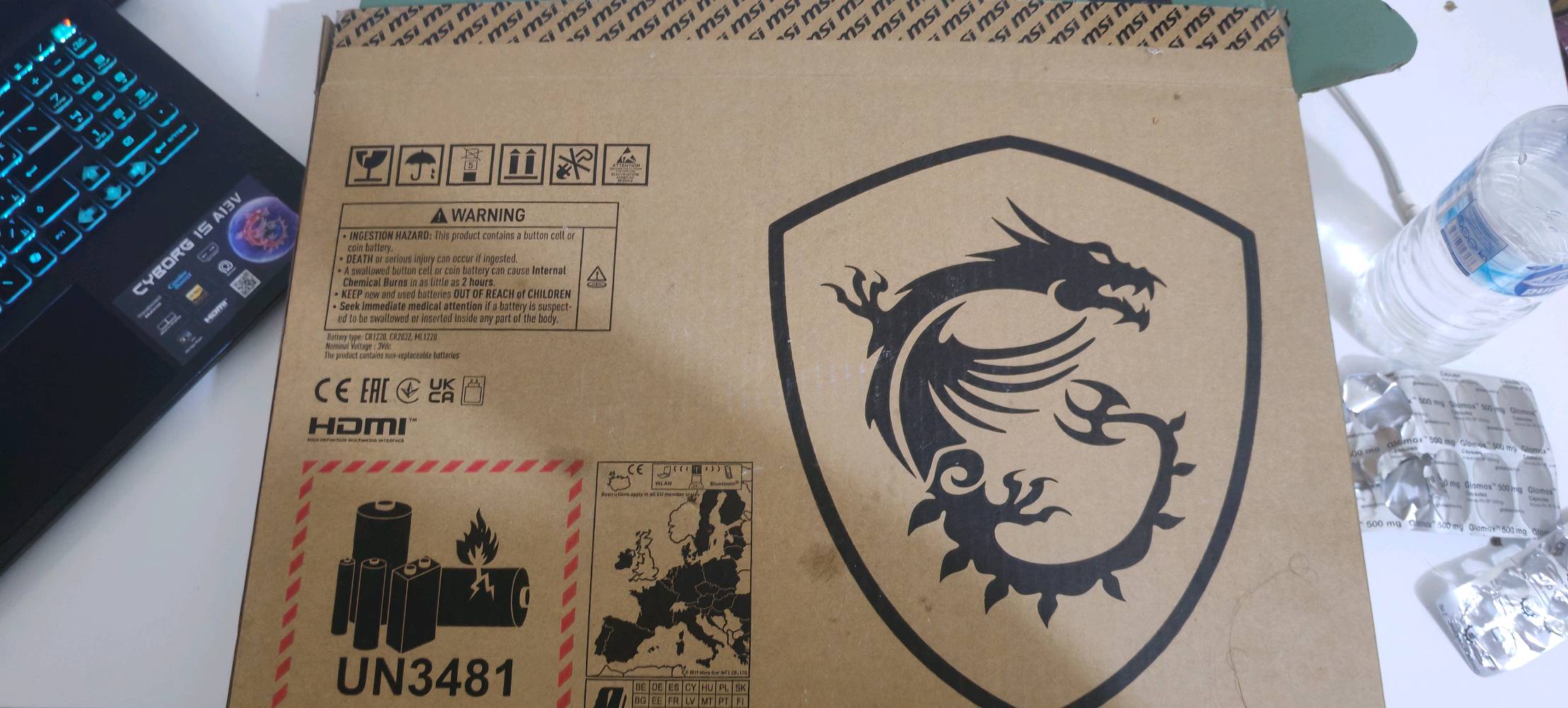 لابتوب msi cyborg 15 a13vf نظيف جدا جدا جدا