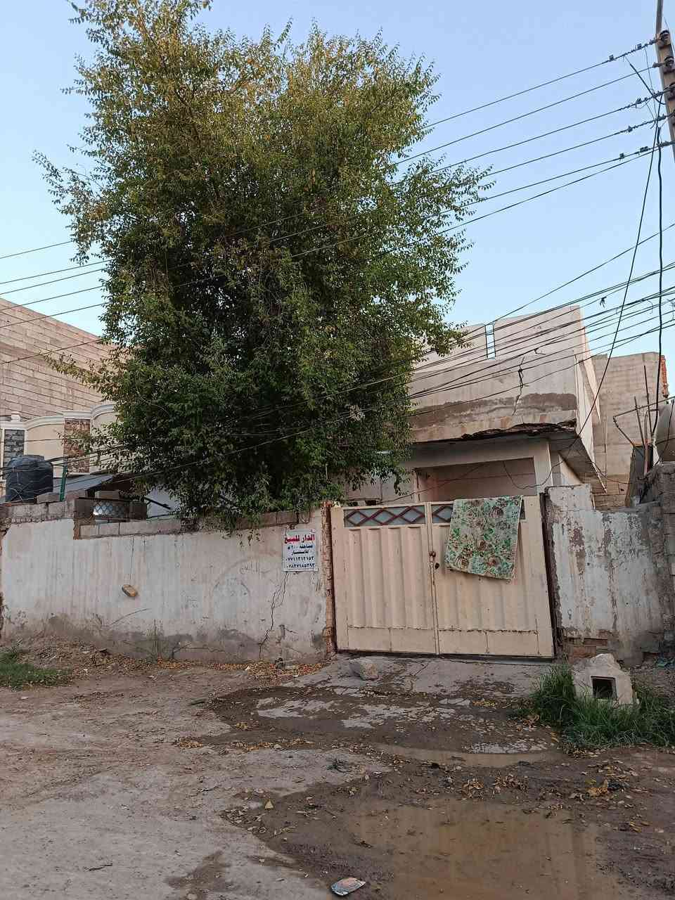 السلام عليكم ورحمة الله 
داران للبيع الاول ركن مساحته 200م يحتوي الطابق الارضي على غرفة نوم+هول +استقبال+مطبخ +صحيات ويحتوي الطابق الاول على 4 غرف نوم+صحيات @
الدار الثاني مساحته 200م يحتوي الطابق الارضي على استقبال+هول+ غرفة نوم +صالة معيشة +مطبخ +صحيات+
يحتوي الطابق الاول على غرف نوم عدد 2.
الموقع /بعقوبة حي اليرموك الثالثة  المربع الاخير يبعد مسافة 80متر عن شارع الرازي السايدين الجديد.للاستفسار 
***********
*********** واتساب
