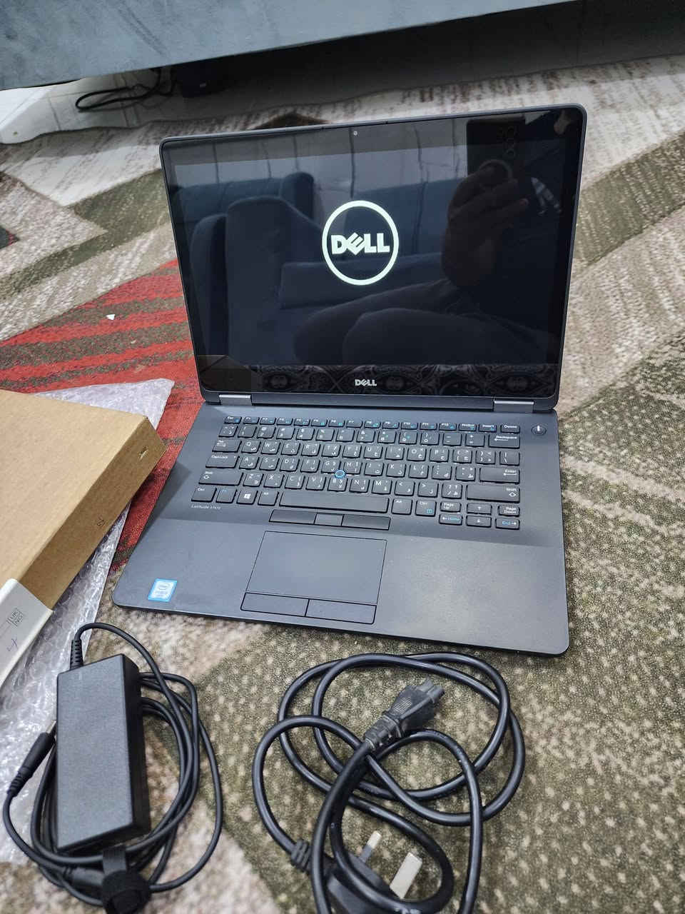 السلام عليكم لابتوب Dell Latitude E7470 كورايi5 جيل6 ذاكره 256 SSD الرام 8 كرتIntel HD Graphics 520 مع شاحن والكارتون نضافه 90 بالميه مكفوله على الفحص باقي تفاصيل بالصور  مكاني #نجف #السعر 250 مع المجال ***********
