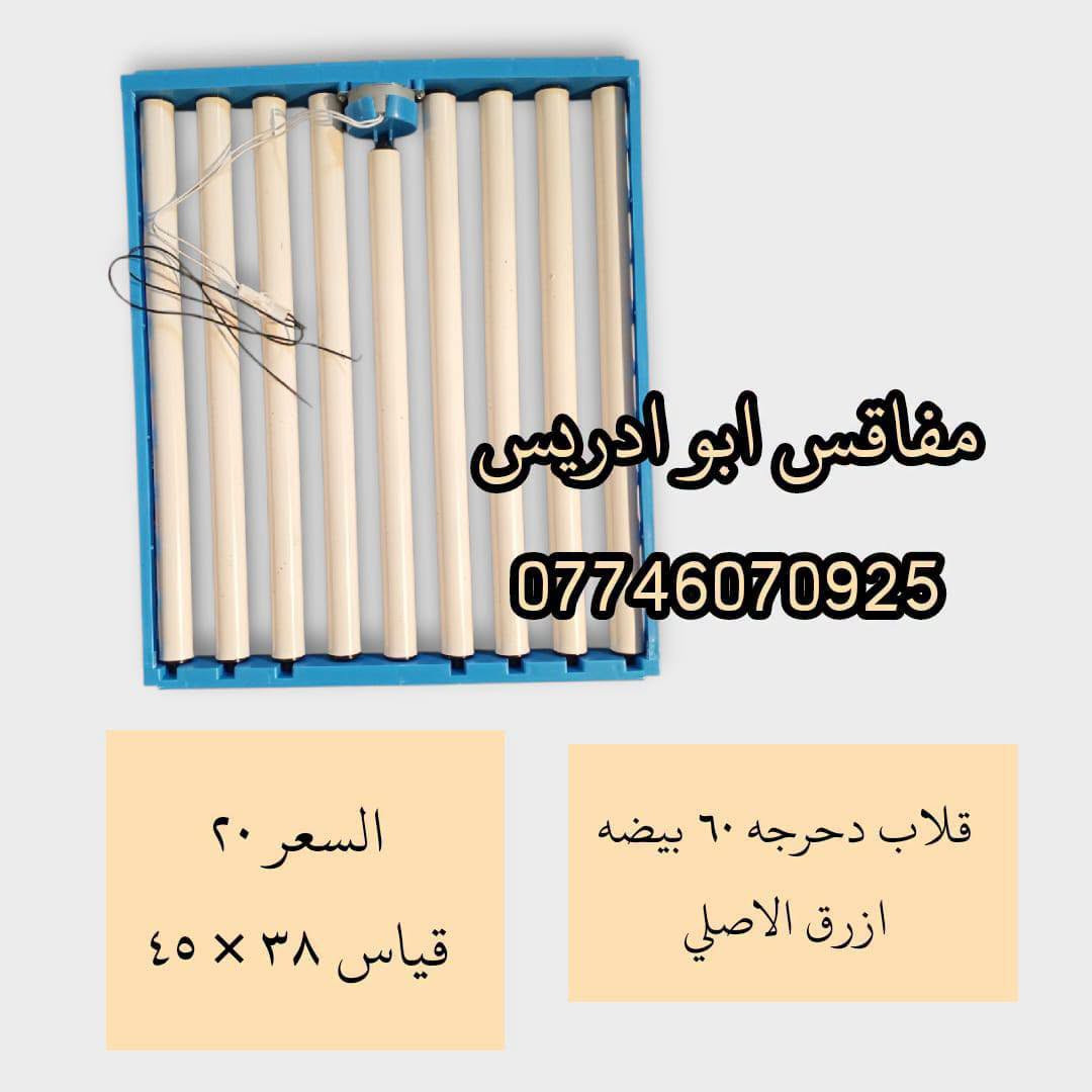 فقاس • ٦٠ بيضة • ٧٢ بيضة