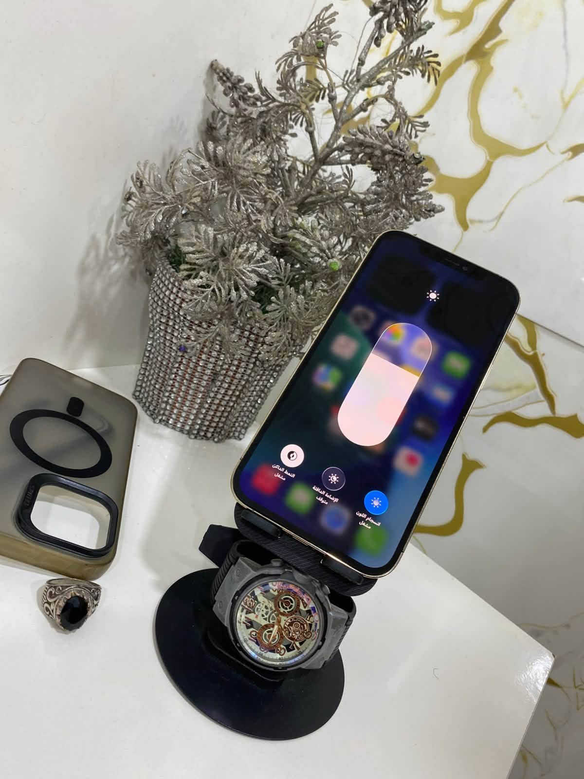 📱 آيفون 12 برو ماكس — ذاكرة 256
دبل شريحه 🔥
اللون الذهبي✨
📱 مستبدل شاشة فقط OLED ✅
بطاريه 83 ✅
✨ جهاز نظيف وحلو ومرتب
✅ سهل اللمس وجاهز للاستخدام💯
💰 السعر: ٣٥٠ ألف فقط🔥
📍 العنوان: بغداد – البياع
📲 واتساب فقط: ***********
🚗 يوجد توصيل
