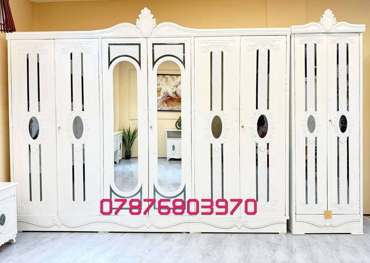 تخفيضات ✨ غرف نوم نجارة عراقية ✨
***********
http://wa.me/+9647876803970

🔹 نجارة عراقية متقنة بجودة عالية وتشطيبات راقية.
🔹 أكثر من 50 موديل مختلف يناسب جميع الأذواق.
🔹 توصيل إلى بغداد وجميع المحافظات بأجور مناسبة.
🔹 سرعة في الإنجاز وخدمة مميزة حتى باب البيت.

📌 مكونات الغرفة:
✔️ كنتور قياس 320 
داخل 3 ملم الوجه 5 ملم
✔️ ميز مرآة 
✔️ ميز بلازما
✔️ زاوية كنتورية. قياس80
✔️ سرير 160*200
✔️ تاج الجرباية
✔️ ناصي الجرباية
✔️ قواعد الجرباية كله بلوك
✔️ كومدين عدد (2) قياس 50 الواحد 
 
http://wa.me/+9647876803970

💰 أسعار غرف النوم تبدأ من:
1,000,000 دينار إلى 1,250,000 دينار فقط
🎨 أعمال صبغ  من أجود الخامات وبأسعار متنوعة تناسب الجميع.
🚚 ويانه طلبك يوصل لباب البيت بأسرع وقت!

📞 للحجز والاستفسار:
http://wa.me/+9647876803970
*********** 
📩 يرجى إرسال صورة الموديل المطلوب  التواصل مباشرة واتساب، وسنكون بخدمتكم.
