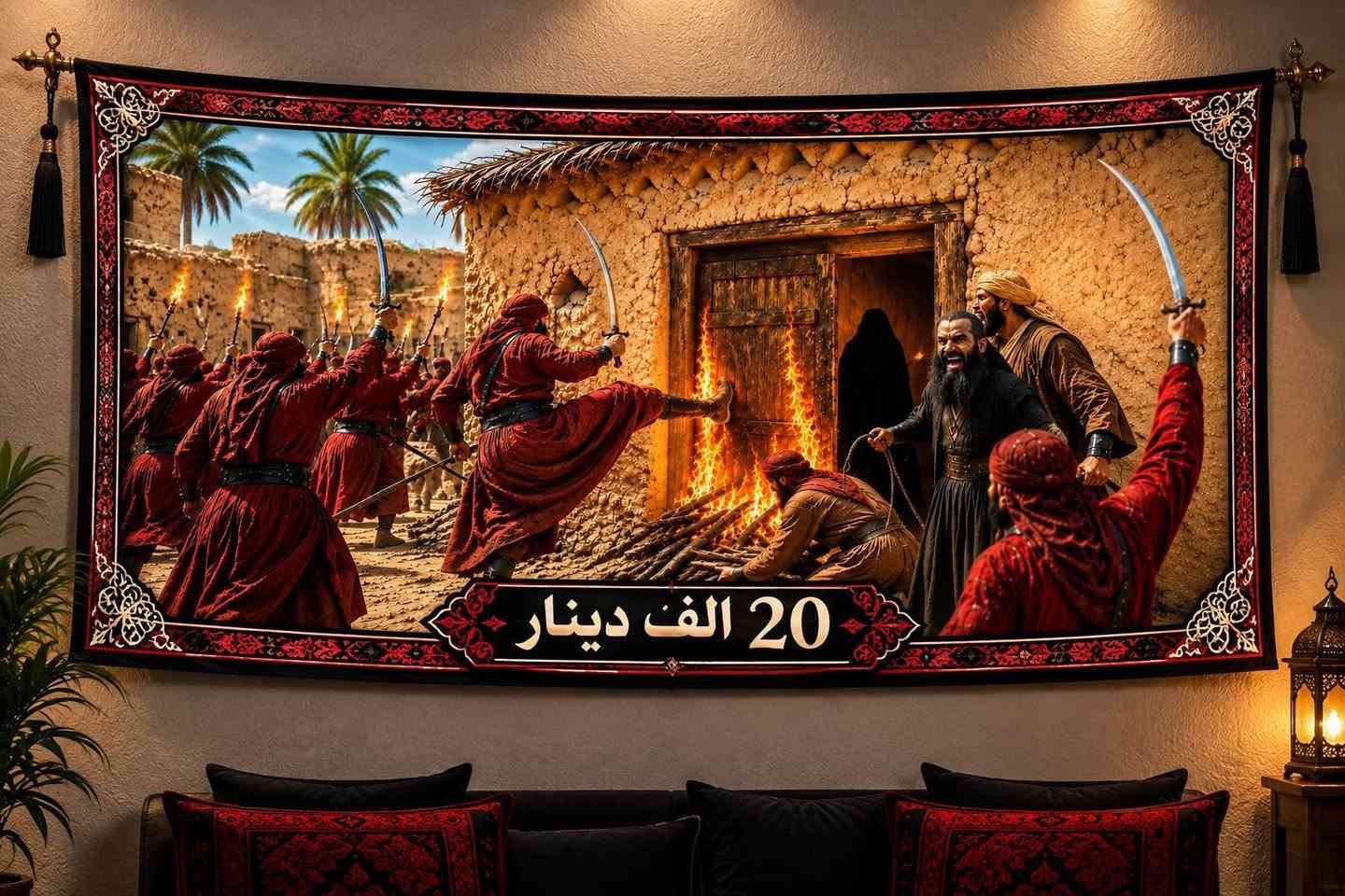 🖤 عرض الليالي الفاطمية 🖤
 الهدية فقط 20 ألف دينار
📏 القياس 3 × 1.4 متر
📞 للطلب: ***********
مركز شجرة الأراك للطباعة السبلميشن
