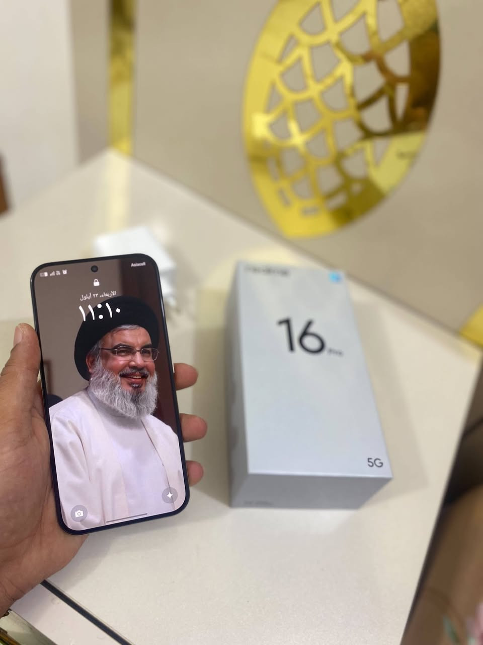 ريلمي 16برو للبيع ذاكره512 كامل ملحقات مكفول من كلشي الجهاز نضيف كلش 
500قفل قفل 
توصيل محافضات موجود
