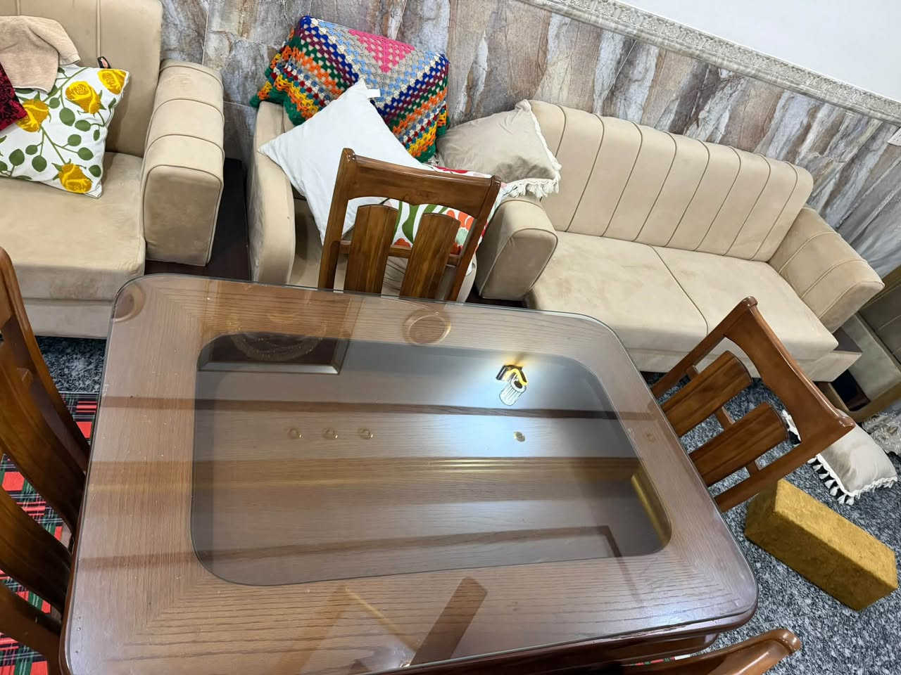 ميز طعام • زان أصلي • صليخ ال٦٠٠
