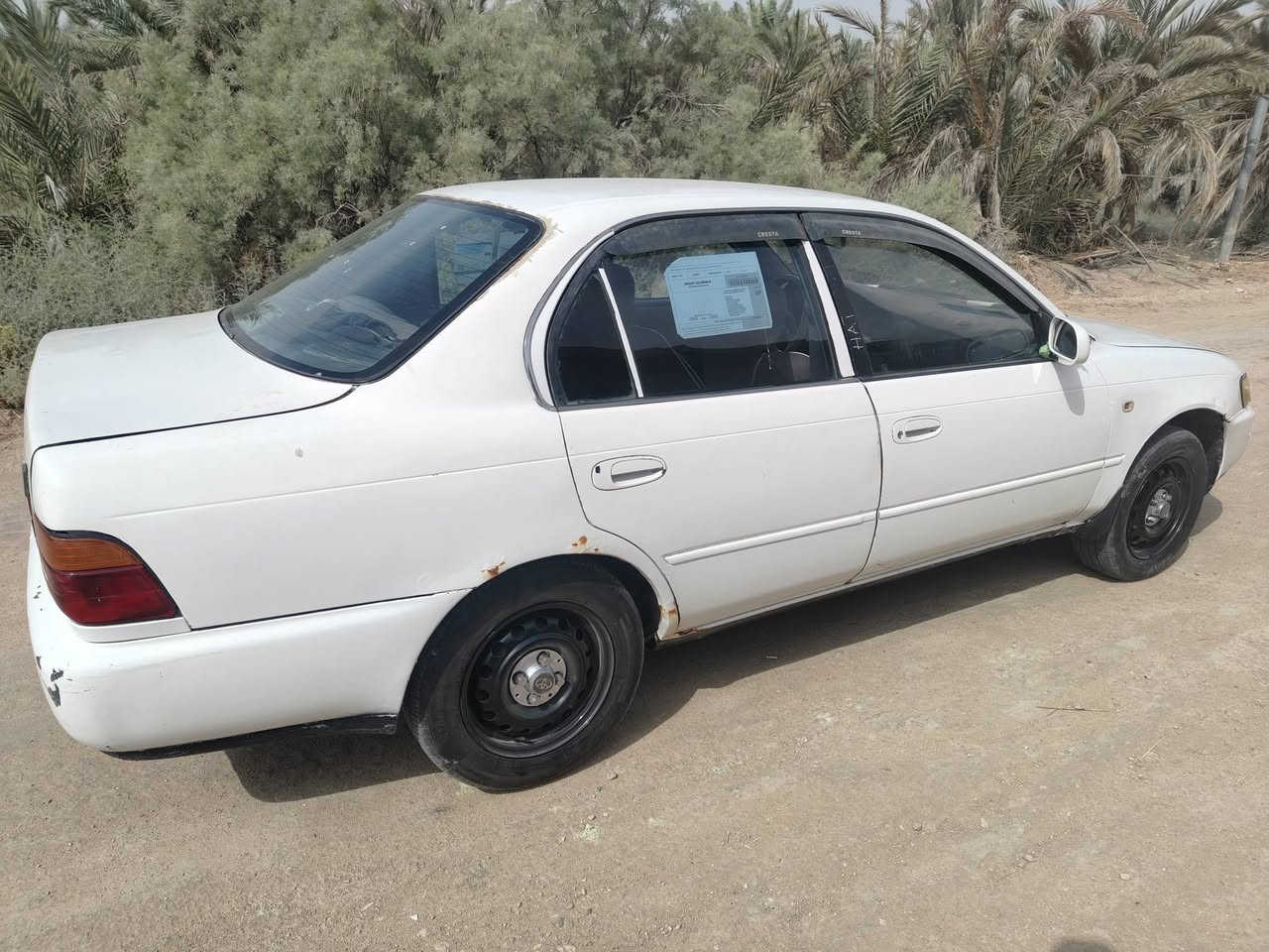 السلام عليكم 
كورلا موديل 1994 يسرى بلاد. بأسمي. 
 رقم انكليزي. سنوية لغاية 2031

مشط وباور جدد
الحدادية جاهزة
تبريد شغال
مكينة وكير شرط 
مكينة... 1800
السعر (53) وبيها مجال 
مكان ناصرية سوق الشيوخ 
  رقم الهاتف. ***********... يوجد واتساب
