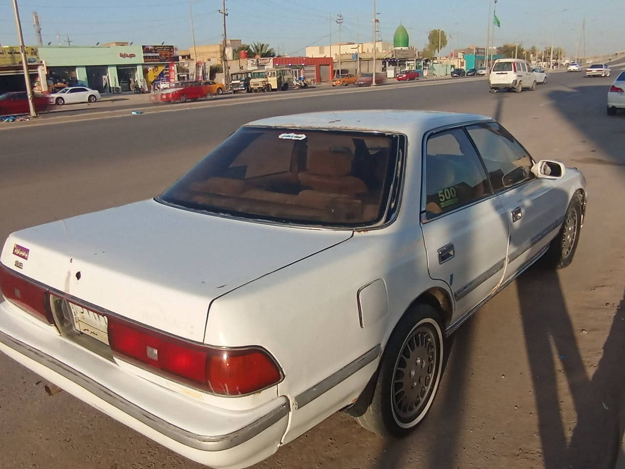 السلام عليكم سياره مارك للبيع موديل 90 سياره  عاوزها ترتيبات قليل دواخل حلوه حداديه جديده الاخياسات موجوده مثل ما موضح بالصوره فقط مكاني الناصريه اسكان الصناعي السعر 25 و بيها  مجال***********

