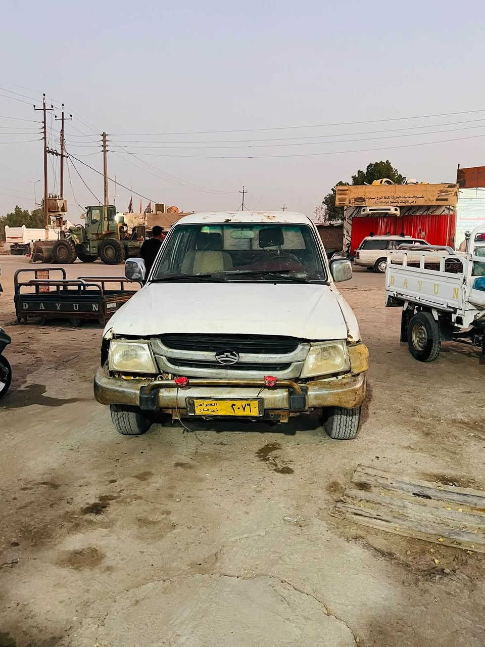 السلام عليكمً
بيع مستعجل مستعجل لغرض السفر 
دير موديل 2006 لبيع لبيع السريع بسعر الستوته 
الي يشتري مني اخذه احلفه مايخابرني ولايرجع 
جاهزه مكينه وكير شرط ثري واي 
تايرات جدد كهربائيات شغاله 
رقم ذي قار بدون تحويل
مكاني ناصريه قلعه سكر 
السعر مليون 300 وبيه مجال بسيط 
***********
***********
