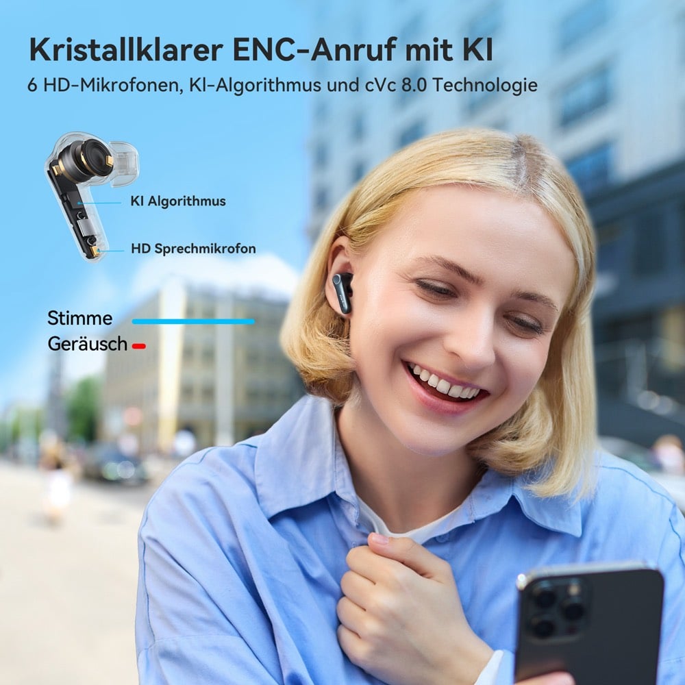 🎧🔥 EarFun Air Pro 4 – صوت عالي الدقة وتجربة لاسلكية متطورة 🎶

استمتع بصوت نقي وعزل ضوضاء قوي مع تقنيات متقدمة تناسب الموسيقى، المكالمات وحتى الألعاب. ⚡

🌟 أبرز المميزات:
🔹 إلغاء ضوضاء تكيفي ANC حتى 50dB 🔇
🔹 دعم Hi-Res Audio + LDAC + aptX Lossless 🎵
🔹 معالج Qualcomm QCC3091 + Snapdragon Sound ⚡
🔹 6 ميكروفونات مع تقنية AI وcVc 8.0 للمكالمات 🎙️
🔹 بطارية تصل إلى 52 ساعة مع علبة الشحن 🔋
🔹 شحن سريع + دعم الشحن اللاسلكي ⚡
🔹 اتصال بجهازين في نفس الوقت Multipoint 📱💻
🔹 مقاومة للماء IPX5 💦
🔹 وضع Gaming بزمن استجابة منخفض 🎮

💥 صوت نقي + ANC قوي + بطارية طويلة = تجربة صوت متكاملة!

📲 للطلب والاستفسار عبر واتساب:
***********

🚚 توصيل إلى كافة محافظات العراق 🇮🇶