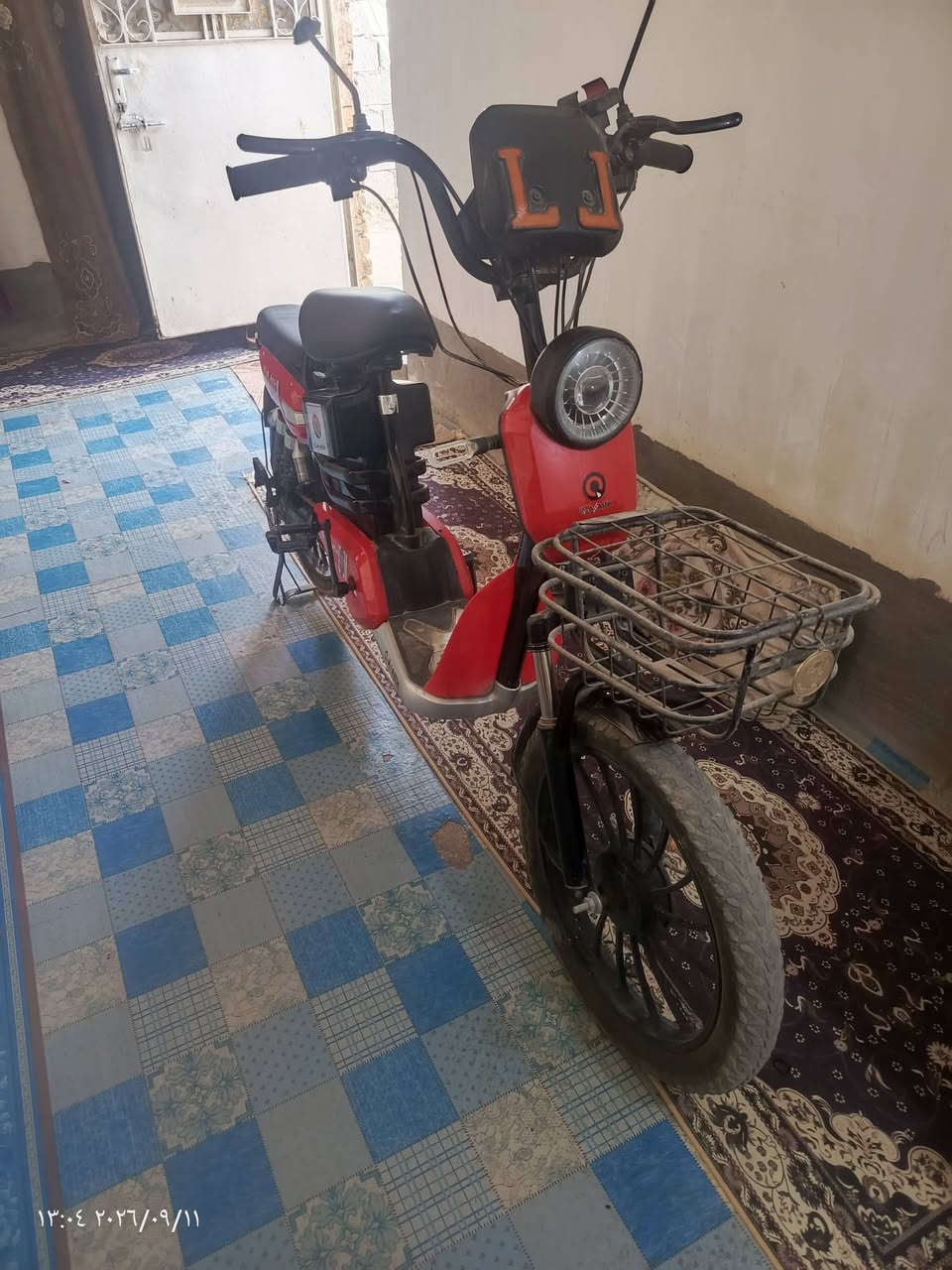 سلام عليكم دراجه شحن للبيع نضيفه جدا استعمال قليل دراجه بصمه تحكم عن بعد الشراي يجي خاص او اتصال ***********

نص مكتوب في الصور:
- ١٤٠٤ ٢٠٢٦/٠٩/١١
- ١٣:٠٤ ٢٠٢٦/٠٩/١١
- ١٣:٥٤ ٢٠٢٦/٠٩/١١