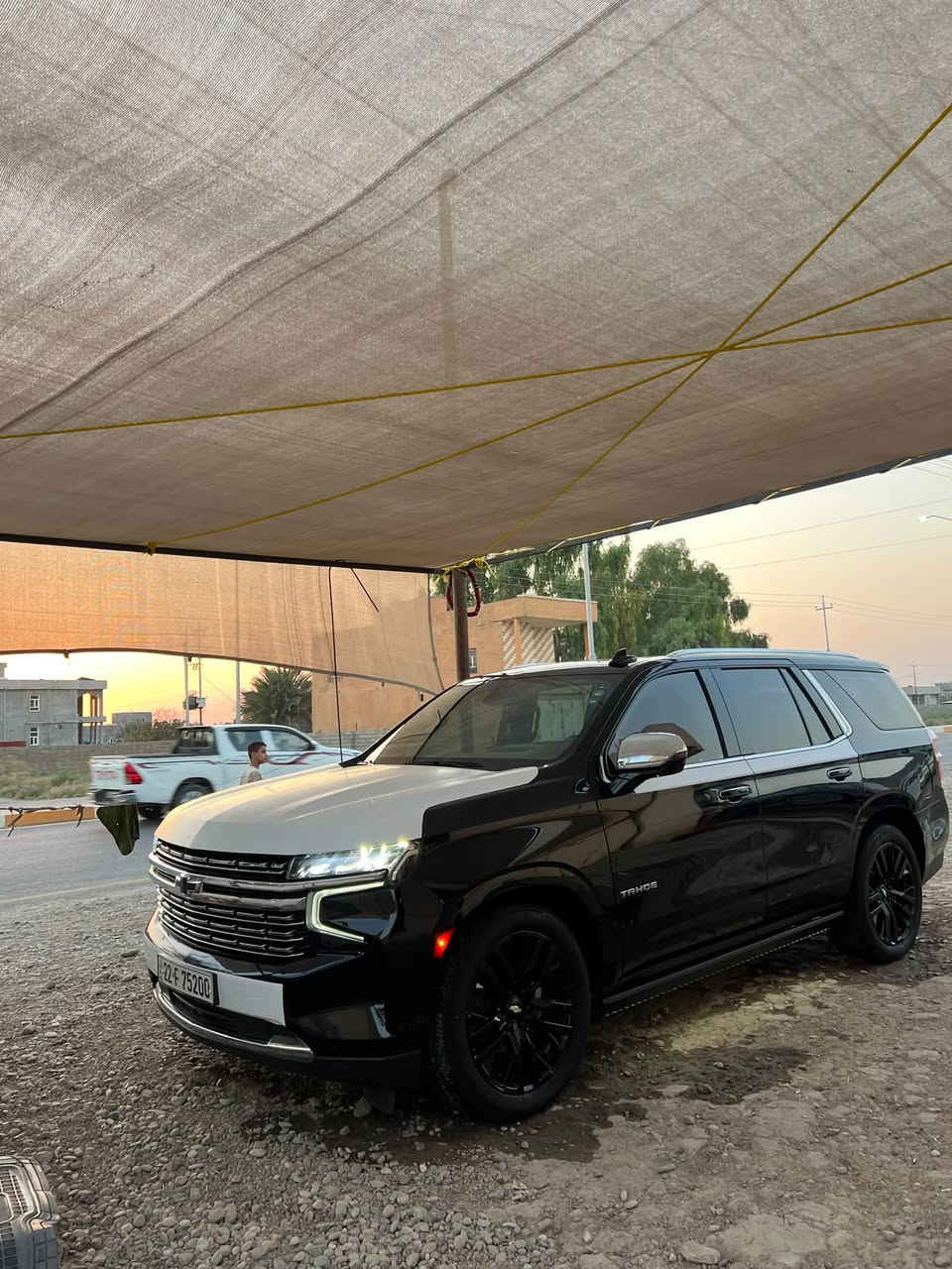 شوفرليت تاهو
موديل 2021 🦅 
رقم اربيل تحويل مباشر

فوول مواصفات جگات

شيفروليت تاهو بريمير وكالة خليجي 

‏‎اللون : اسود 

ماشييه 107الف كم حقيقي 

محرك و گير شرط 

السياره بيها بارد يم قبق البانزين عل كدر اربع أصابع وبين البابين مامصلح بصيط جداً والباقي كفاله

السياره بدون صبغ شرط

‎جكات تصعد وتنزل 

‎اربع كامرات

‎حجم المحرك : 5300 Cc

‎عدد الاسطوانات : 8 اسطوانات ( 8 سلندر )

‎المواصفات : 

‎* سقف بانوراما 

‎* المقاعد كهربائية تدفئة و تبريد

‎* مقصوره الركاب من الجلد الفاخر + خشب ملكي 

‎* شاحن وايرلس لاسلكي

‎* نظام الرؤيه : 5 كامرات رؤيه شامله ( BIRD VIEW )

‎* نظام التعليق مستقل

‎* كشنات ميموري خزن

‎* نظام الصوت BOSE سماعات عدد 10

‎* دوسات كهرباء + اناره LED

‎* نظام سحب مقطوره تحكم كامل + كامرة لرؤية المطوره

‎* داتا شو

‎* تشغيل بعد 

‎* 5 بصمات 

‎* تحديد مسار 

‎* لد امامي 

‎*مري شفط 

‎* 4 كامرات 360 درجه 

‎* رادار 

‎* جنطه ذكيه بلقدم تنفتح وتنسد 

‎* ويل كروم 22 حجم وعليها تخم تاير 

‎* شاشات خلفيه 

‎* جميع الكشنات كهرباء

‎* كشنات تدفئه تبريد 

‎* دوسات شفط 

‎* شاحن واير ليس

‎* ثلاجه 

‎* جميع المقاعد يوجد مخارج يوبي اس 

‎مكان :صلاح الدين الشرقاط

‏‎ للاستفسار

***********
