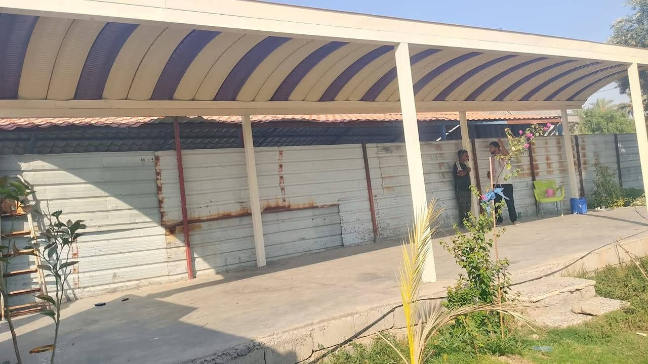 تم بعون الله عمل سقيفه في منطقة اليوسفية ونشكر كادر مكتب الصادق اللسقائف كي سبان سعر المتر ٢٥الف ***********
