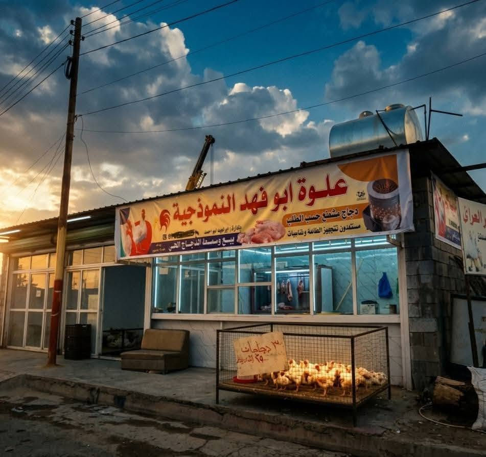علوة دجاج للبيع
الموقع: مميز شارع 40 قرب علوة البولون وسكله ابو علي الفراجي اول علوة على شارع 40 
سبب البيع: عدم التفرغ 
للاستفسار الاتصال ع الرقم
*********** متوفر واتساب

