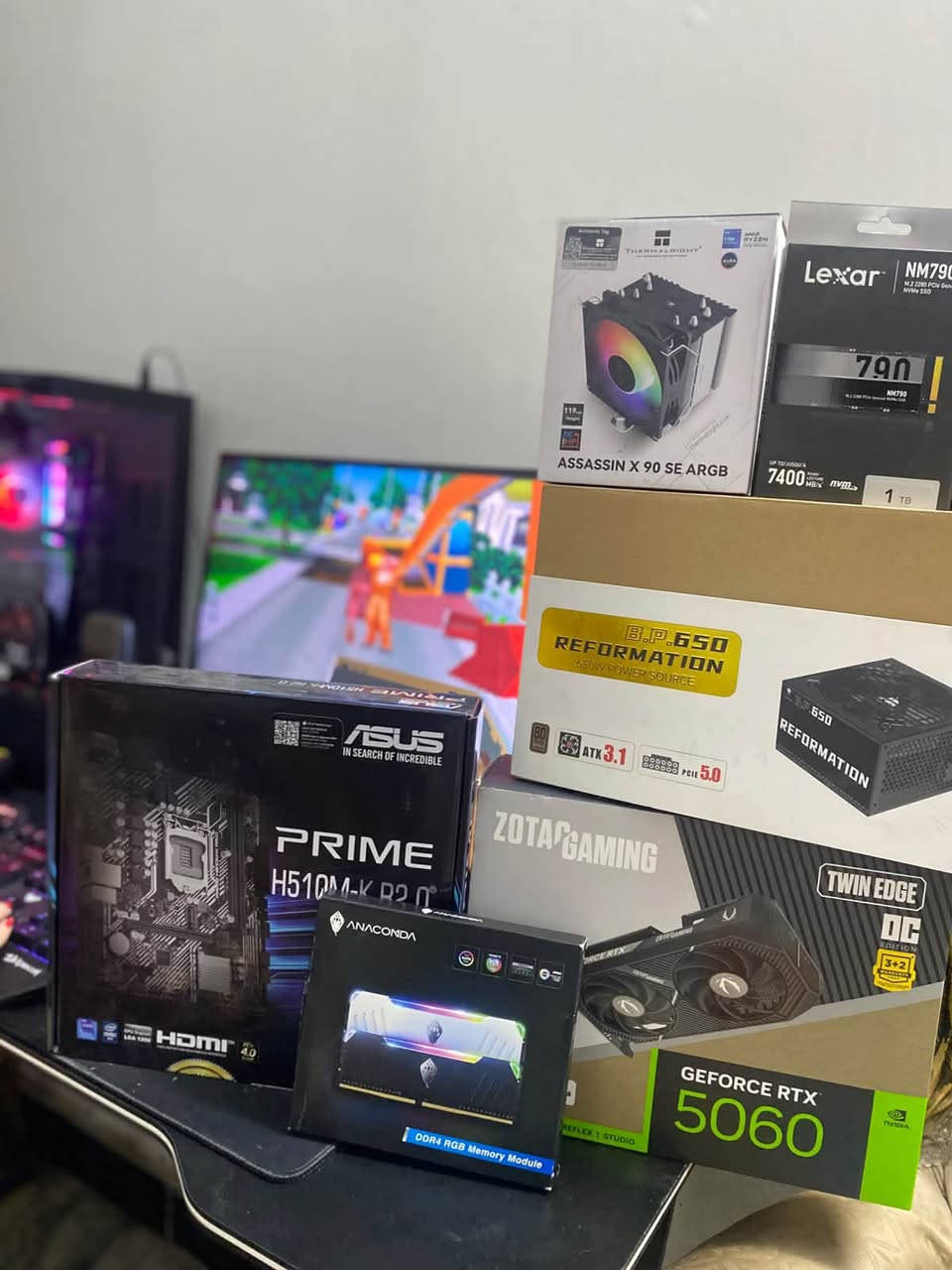 RTX 5060 • i5-11400F • استعمال شهرين