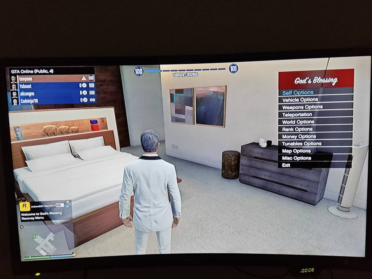 بلي 4 سلم مهكر(قرص) نظام 12.00 
ممفتوح ولا داخل صيانة لوك ستيكر
يحتوي GTA V أونلاين مع مود منيو 
باتلفيد v
گوست اوف تسوشيما
بيس 26
مافيا النسخة النهائية
تطبيق اليوتيوب 
كامل ملحقاته مع 2 يدات وحده منهن بيها مشكله بسيطه بالگير والثانيه شغاله بدون مشاكل
السعر 280 مكاني النجف
*********** واتساب

نص مكتوب في الصور:
- YouTube بحث تسجيل الدخول الفيديوهات المقترحة 12:59 طن ضحك 16 ALSHARQIYA الاتفاقية الصينية | طن ضحك Alsharqiya Tube قبل 5 سنوات • 12 مليون مشاهدة غسلت الدراجه اودي | Modi قبل 9 ساعات • 550 الف 4:36 رعد الناصري مالك شغل بيا RAAD AL NASSERI مالك شغل بيا ميوزك ستايل Music Style قبل سنتين • 24 مليون مشاهدة 4K فيديوهات محفّلة حديثًا اليوم الأول في الدراسة
- معلومات النظام الاسم PS4-263 برمجيات النظام HEN 12.00 عنوان IP 192.168.0.19 عنوان MAC (كبل شبكة LAN) 78:c8:81:2d:8f:01 عنوان MAC (Wi-Fi) a4:fc:77:bf:00:b5 Southbridge Baikal B1 (0x30201) GoldHEN v2.4b18.5 Coded by SiSTro User1 عودة إدخال