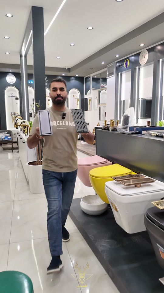 ساقيه ٣٠ سم • ستالنس ستيل ٣٠٤ • سيراميك ونقش