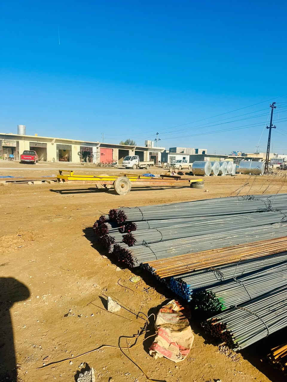 حديد تسليح • مواد بناء جملة • توصيل صلاح الدين