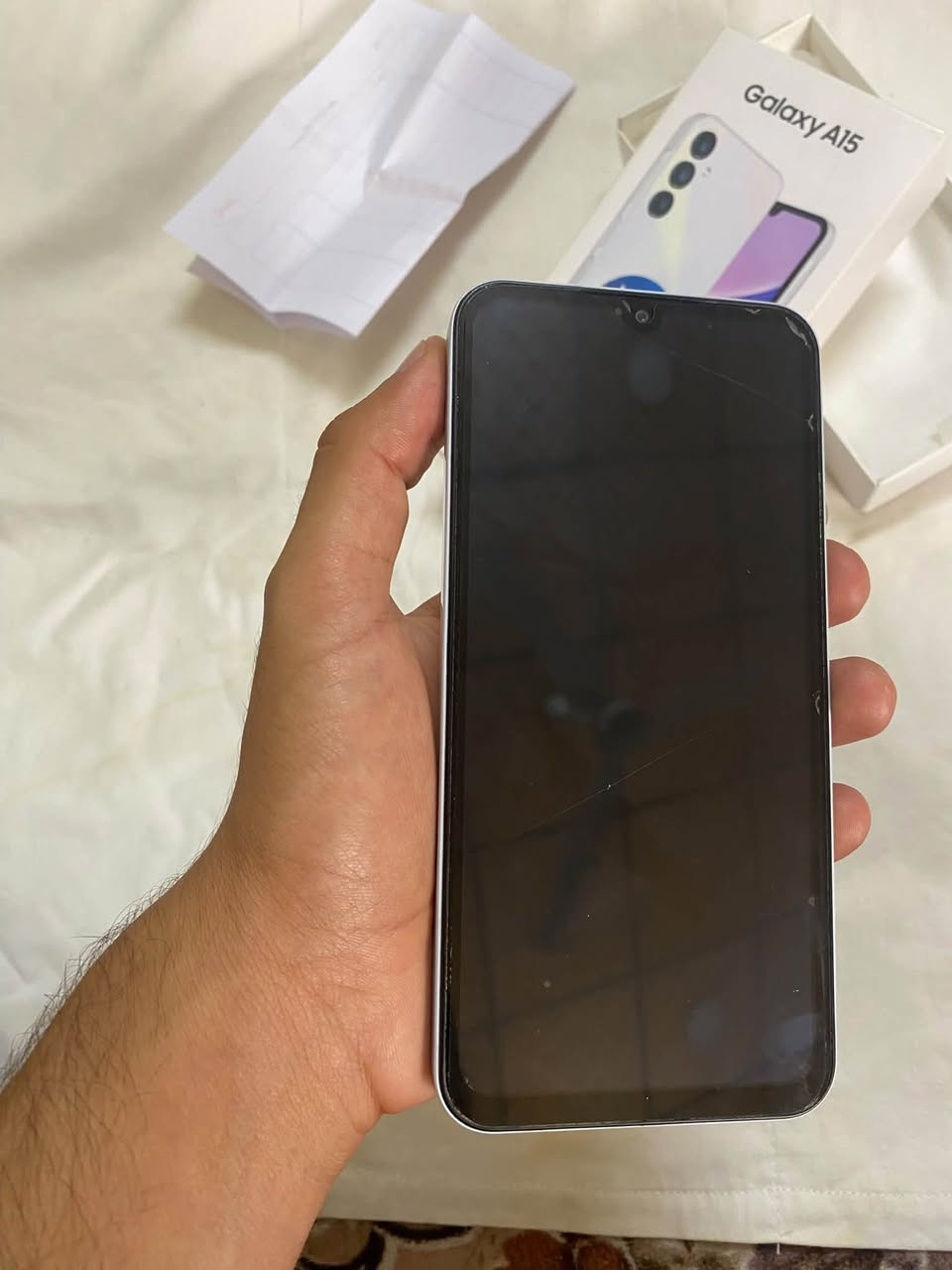 کوردی/عربی
📱🔥Galaxy A15 بۆ فرۆشتن

مۆبایلێکی زۆر پاک و خاوێنە، لە وێنەکەش جوانترە 😍

✅ 128GB

✅ دوو سیمکارت

✅ زۆر پاک و بێ کێشە

✅ هەموو شتێکی وەک بیلادی ماوەتەوە

✅ وەسڵی کڕینەکەشی هەیە 🧾

💰 نرخ: ١٣٠ هەزار

🤝 کەمێک مەجال هەیە

***********

شوێن کرکوک

____________________________________

📱🔥Galaxy A15 للبيع

السلام عليكم شباب 🌹

موبايل Galaxy A15 للبيع، نظيف كلش وحالته ممتازة، وأحلى من الصورة 😍

✅ 128GB

✅ شريحتين

✅ نظيف وما بي أي مشكلة

✅ كلشي بيه مثل ما طلع من الوكالة

✅ حتى  وصل الشراء موجود 🧾

💰 السعر 130 ألف

🤝 بي مجال بسيط

***********

مکان کرکوک

نص مكتوب في الصور:
- SAMSUNG Galaxy A15 More Power. More Possibilities. Your Next Smart Choice 50MP Triple Camera Capture Every Moment 6.5" Super AMOLED Vivid & Sharp Display 8GB RAM Smooth Performance 128GB Storage More Space for What Matters 5000mAh Long-Lasting Battery Stay Connected Longer 128GB 8GB RAM Stylish Design Powerful Performance Samsung Galaxy A15 Original Samsung Official Warranty Fast Delivery Best Price SAMSUNG Innovation for a better tomorrow