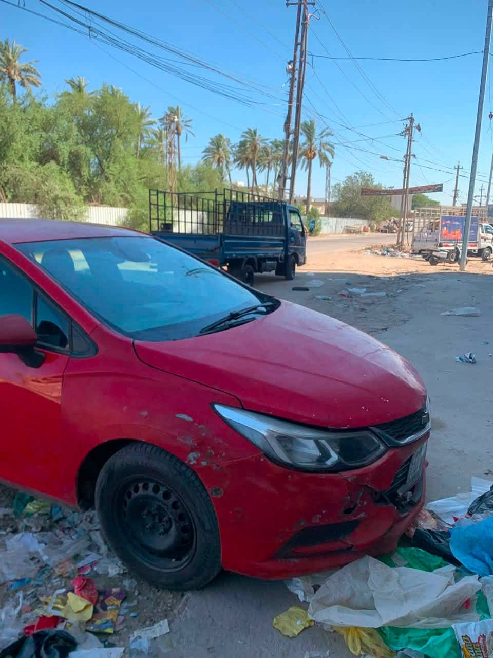 شوفروليت كروز  ٢٠١٩ رقم بغداد شرط التحويل حادث 3️⃣ قطع  مواصفات عادية بيها شغلات بسيطة ما متفرغ أسويها سعرها مناسب ٦٧ $ وبيها مجال  ***********
