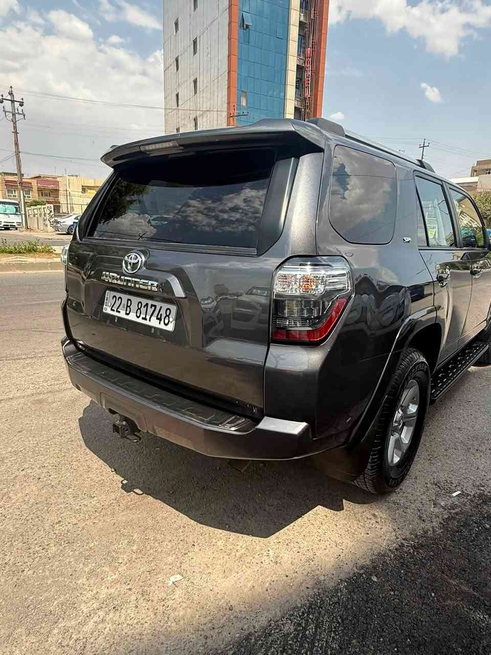 TOYOTA  4RUNNER   2021SR5 Premium
~ تويوتا 4 رنر  
~ وارد أمريكا  
~ موديل 2021
~ محرك 6 سلندر  / V6 
~ مواصفات SR5 
~ شاشة كبير  
~ كاميرا
 السعر283💵$
~ كشن جلدة كهربائية 
~ ويل كب كرومة 
~ حجم تايرات ١٧🌀
~ 7راكب 
~ ماشي45 ميل 
~ إيرباگ ستيرن راجع  شركة 100%  
‏شارع فلسطين ***********
 الاستفسار عن طريق الاتصال او واتساب
غير متواجد ماسنجر
