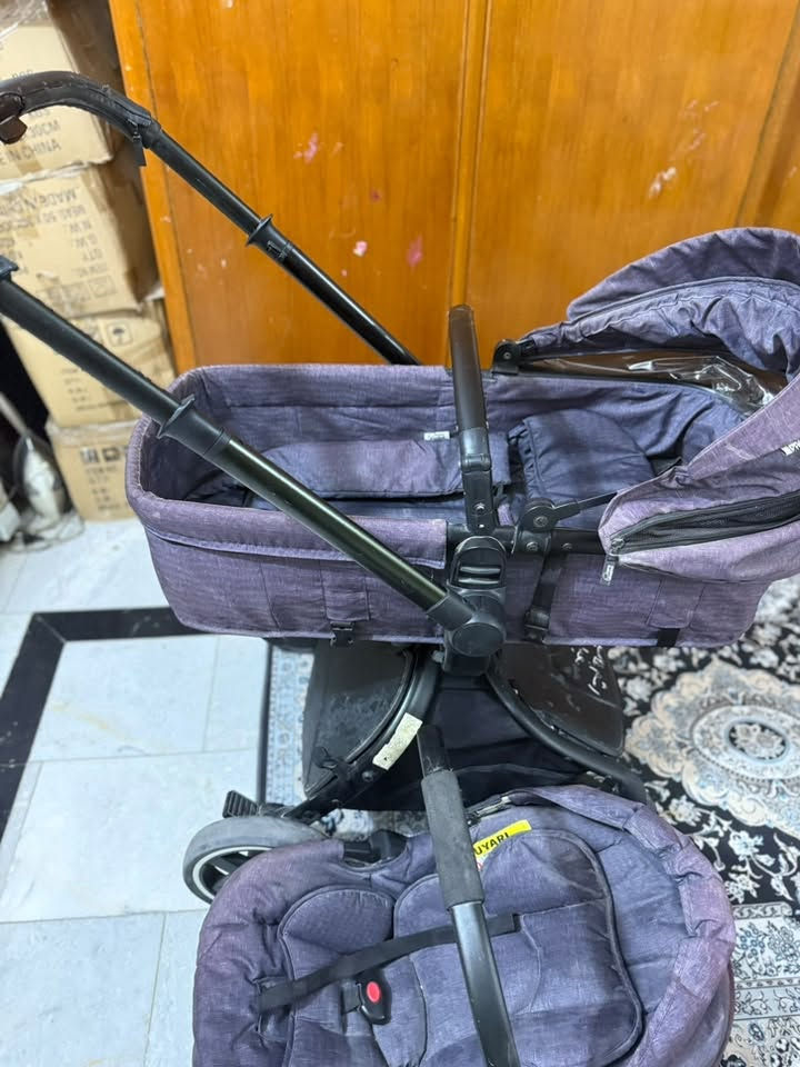 السلام عليكم 
غراض  مستعمله لبيع 
نضيفات واخو الجديد بس بيهن شويه تراب بسبب التخزين 
العربانه الصغيره السعر 50 وبيهن مجال 
العربانه الجبيره التكون قطعتين منام و كرسي جلوس 
ويستخدم كرسي سياره  80 وبيهن مجال 
الكرسي الهزاز السعر 40 
لتواصل *********** 
واتساب فقط
عنوان نجف
