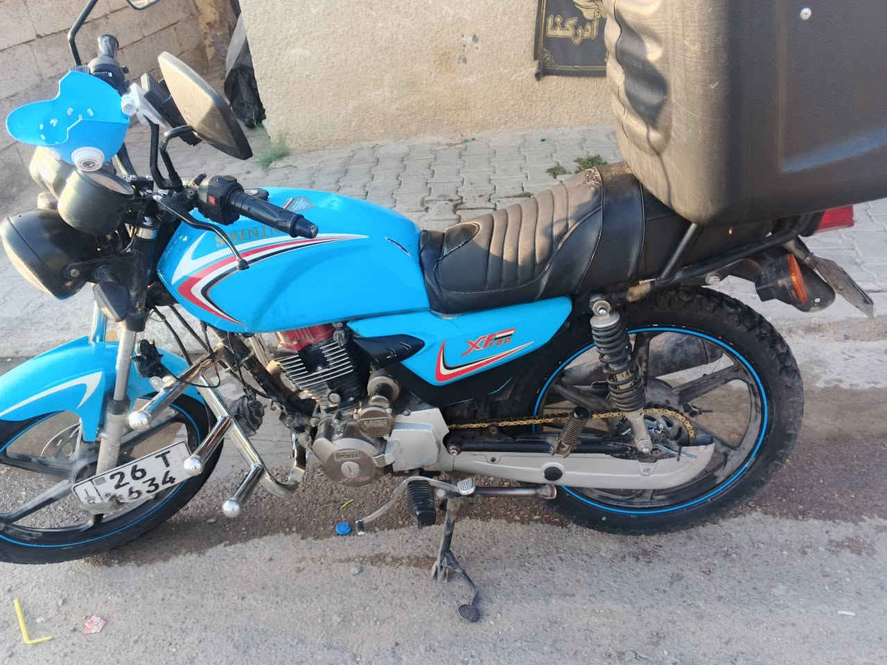 سلام عليكم دراجه شاينك موديل 23 مرقمه السعر مليون و650 وبيها مجال: *********** رقمي واتساب وتصال مفتوح مكاني بغداد الحسينيه
