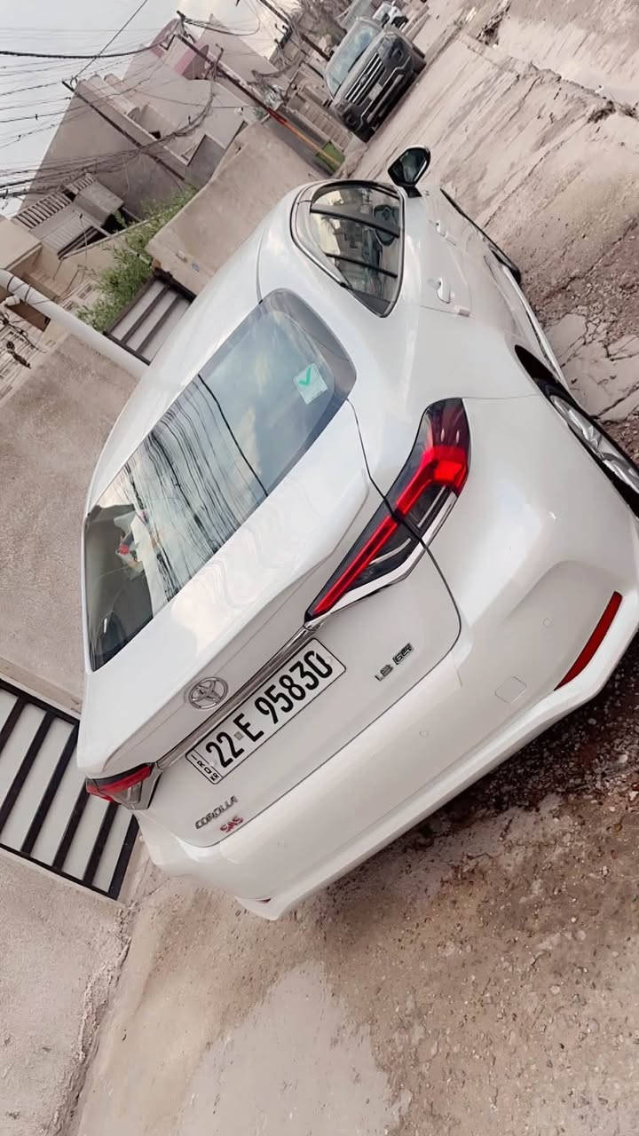 🚘 للبيع فقط | تويوتا كورولا خليجي ساز موديل 2024
🔥 كورولا خليجي ساز موديل 2024 — فول مواصفات
سيارة مرتبة وجاهزة للاستخدام، ومواصفاتها ممتازة.

📌 التفاصيل:

• الموديل: 2024
• النوع: تويوتا كورولا
• المواصفة: خليجي ساز
• التجهيز: فول مواصفات
• الممشى: 71,000 كم
• السعر: 174 مليون دينار
• يوجد مجال بسيط بالبيع للجادين فقط

📝 ملاحظات السيارة بكل شفافية:

• صبغ بالجاملغ الخلفي بسبب أثر شخوط.
• الجاملغ الثاني بيه رصعة وشخط بسيط.
• باقي التفاصيل موضحة للجاد عند المعاينة.

📍 مكان السيارة: بغداد الجديدة

💰 السعر: 174 مليون — قابل لمجال بسيط
📞 للتواصل: ***********

🔑 البيع للجادين فقط، والمعاينة خير دليل.
لا تتردد بالاتصال والاستفسار، والسيارة تستحق المشاهدة.
