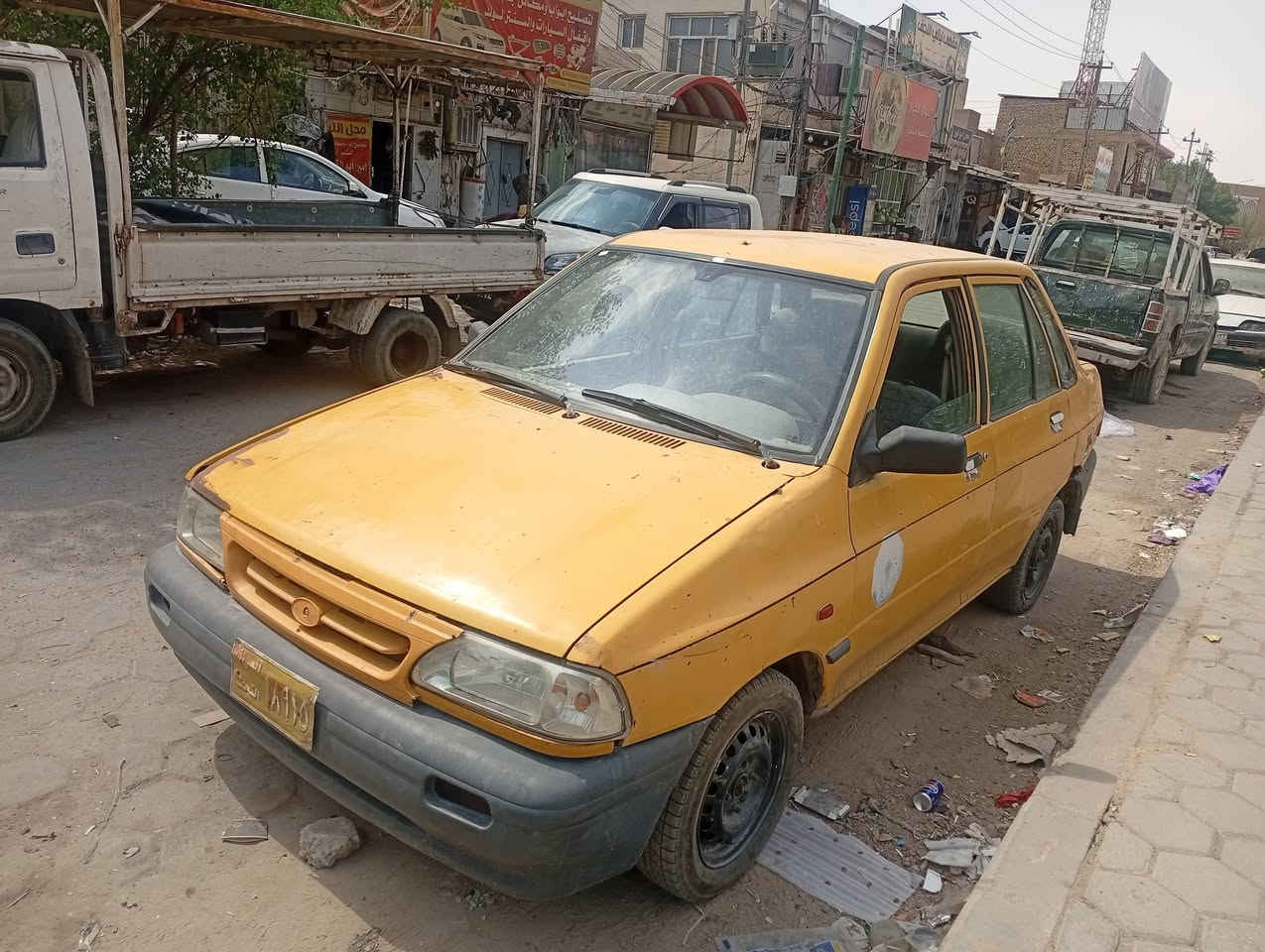 للبيع سايبه رقم احمر 
مكينه تبخر 700 وبيها مجال 
سياره البغداد اطلع بيها كلشي مابيها
مكانه بالنجف 
*********** اتصال واتساب
