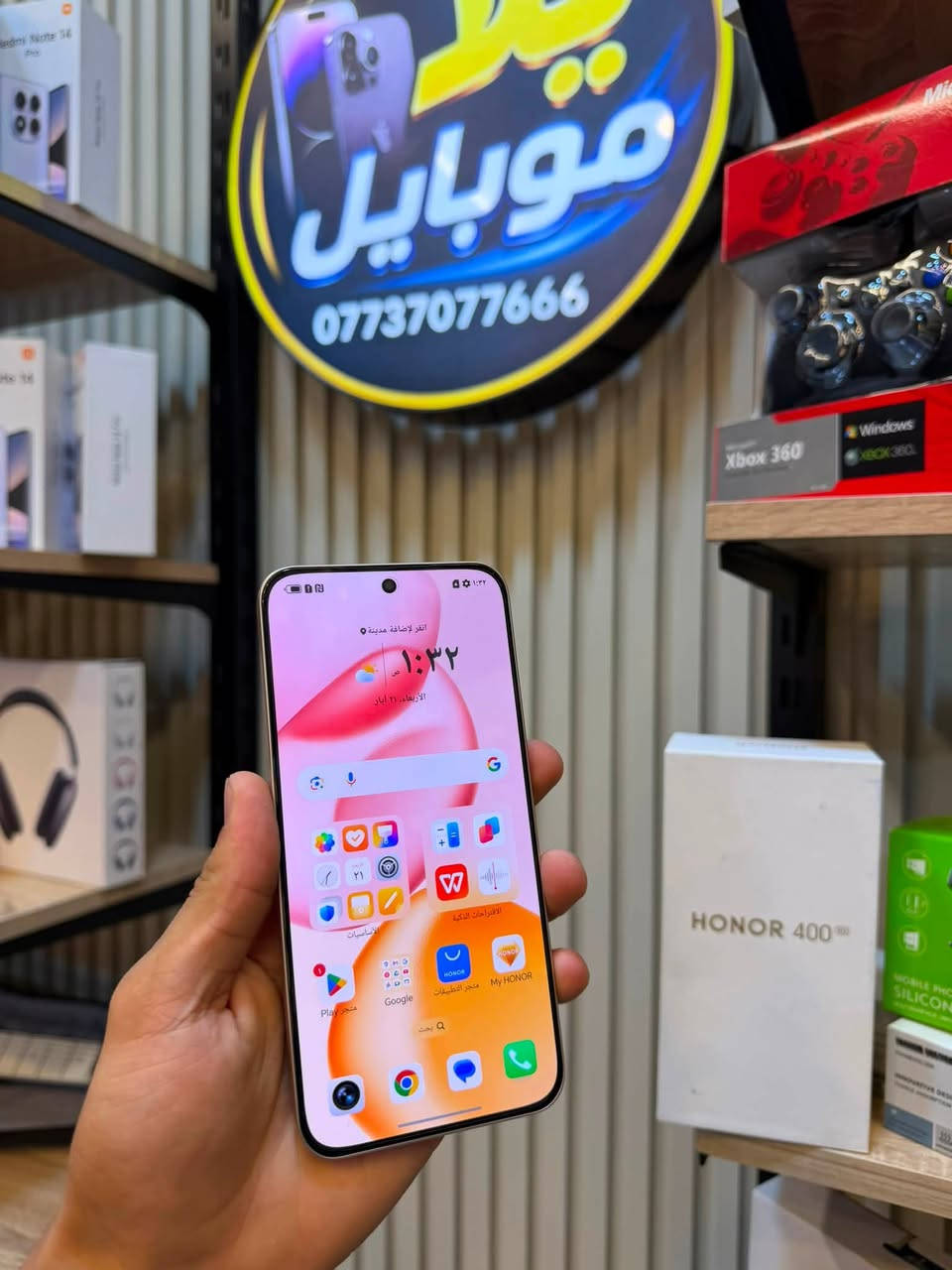 هونر 400 5G  بسعر 489 الف ✨🥷
الذاكرة العملاقه 512GB 
بطاريه 6000mAb 🔋
تدري الجهاز مستخدم ساعه بس ومآبيه ولا شخط 
نضافه 100‎000‎%‎ 
سعره / 489 الف فقط 🧨🥷 اقوا الاسعار يمي وبس 
للتواصل واتساب فقط *********** 
عنوان موصل الزهور قرب قهوه السرحان يلا موبايل 📲 
تنبيه رقم موبايل ***********
