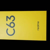 جهاز ريلمي C63 مفتوح كارتونة فقط السعر 235 التواصل 07776716332