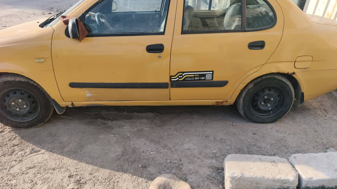 ‏للبيع طيبة تاكسي موديل 2015 🚕
‏
‏🔸 اللون: أصفر تاكسي
‏🔸 الرقم: باسم المالك
‏🔸 الموديل: 2015
‏🔸 المكينة: تبخر وتشتغل
‏🔸 السيارة بشكل عام جاهزة للاستخدام
‏🔸 بيها بعض الخياسات بالداير الجاملغ الخلفي 
‏🔸 التبريد يحتاج كومبريسر
‏
‏
‏السيارة مناسبة للي يريدها للشغل أو الاستخدام اليومي، وكلشي مبين وواضح للمشتري.
‏
‏💰 السعر: [25]
‏📍 المكان: [الغزالية]
‏📞 للاتصال: [***********]
‏
