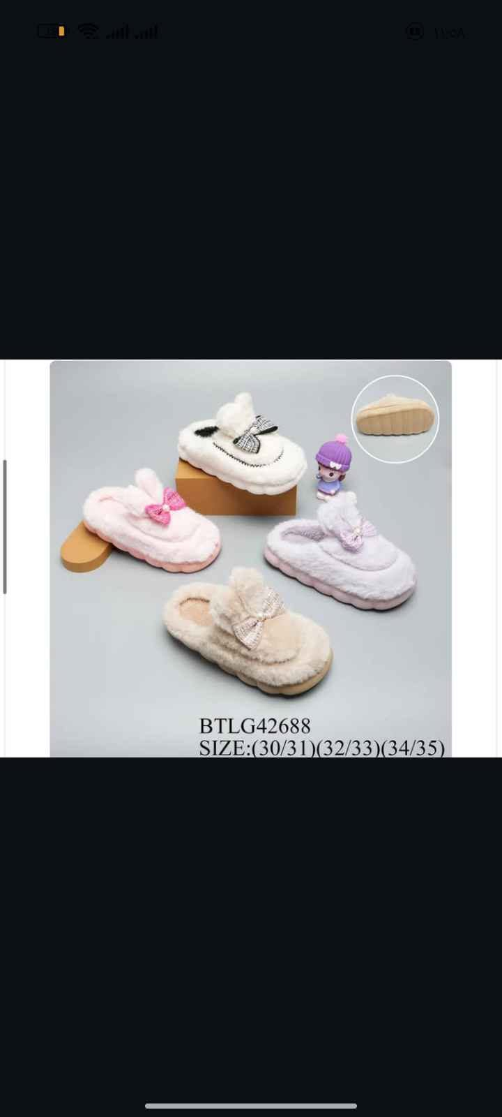 شباشب متوفر كل قياسات البصرة, العراق

نص مكتوب في الصور:
- brand_95a
- منذ دقيقة واحدة
- DNZ 11
- size (37-41)
- MADE & CRAFTED
- DNZ 16 size (37-41)
- LWBC24611 SIZE:(24/25)(26/27)(28/29)
- DNZ 24
- Y
- 12:01 Toobaco AJOC24597 altooba.org
- QEMG36422 WWW (30/31) (32/33) (34/35) EL (28) S 24 QEMG36422 SIZE:(30/31) (32/33) (34/35)
- BTLG21344
- SIZE:(30/31)(32/33)(34/35)
- كعب ايفا
- HQTG43212 كعب ايفا SIZE:(30/31)(32/33)(34/35)
- BTLG42688