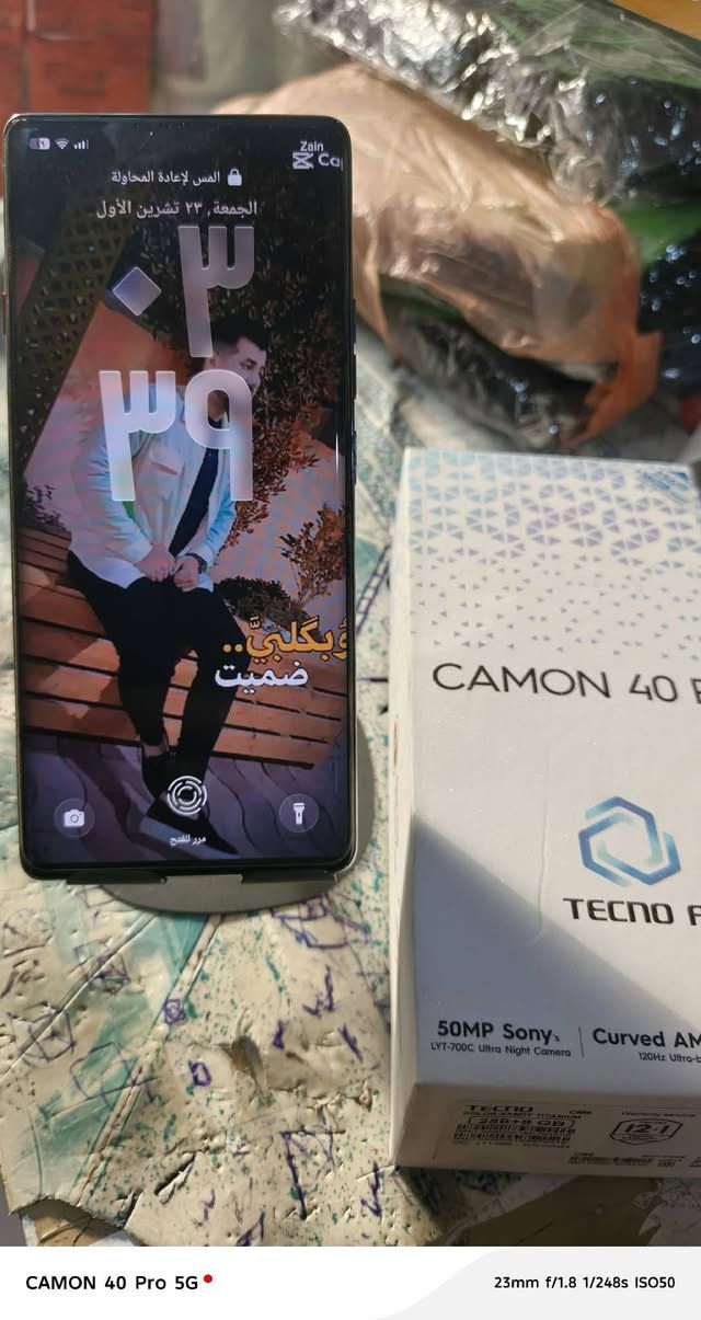 تكنو كامون 40 برو • ذاكرة ٢٥٦ • مكفول