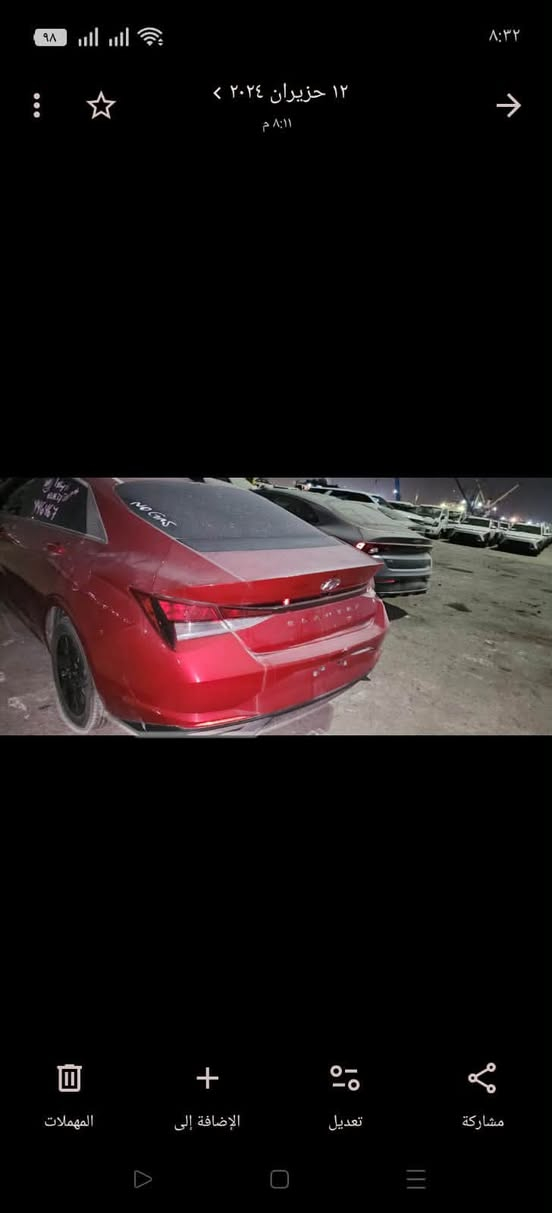 السلام عليكم النتره 2023 حادثها جاملغ وباب امبدلة اصليات اي استفسار رقم صاحب السياره موجود اخوان اني مكلف بل نشر الله شاهد 
***********
السعر 155 وبيها مجال 
مكانها بغداد الامين 
وبخدمة الشراي
