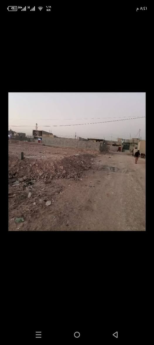 السلام عليكم من رخصت الادمن قطعه ارض مساحتها ٥٤٢ متر ركن على شارعين عرض الشارع ١٠ متر  طابو سند زراعي  ٢٥ومشي معامله على التطويب ودافع الرسوم وعندي وصوالات  داخل الفلوجة في حي جبيل قرب شارع ٤٠ الجديد مدفونه وجاهزه السعر ٥٥ مليون رقم الهاتف (*********** )
