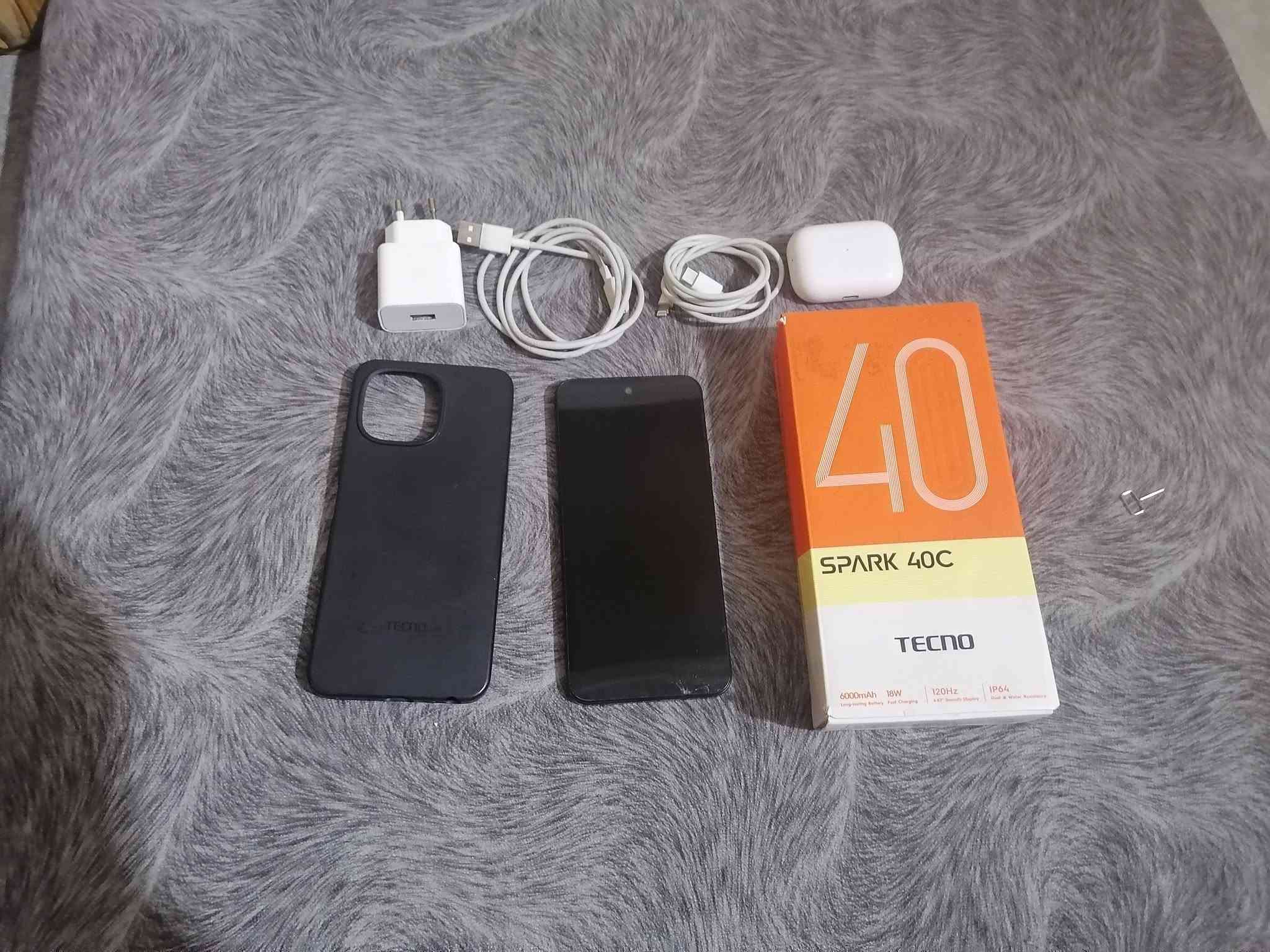 تكنو سبارك40C • ٢٥٦/١٦ • بطارية ٦٠٠٠
