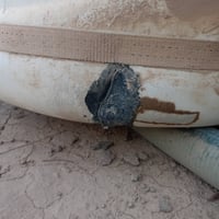 دبه ماي عمودي • نص طن • عليها شق