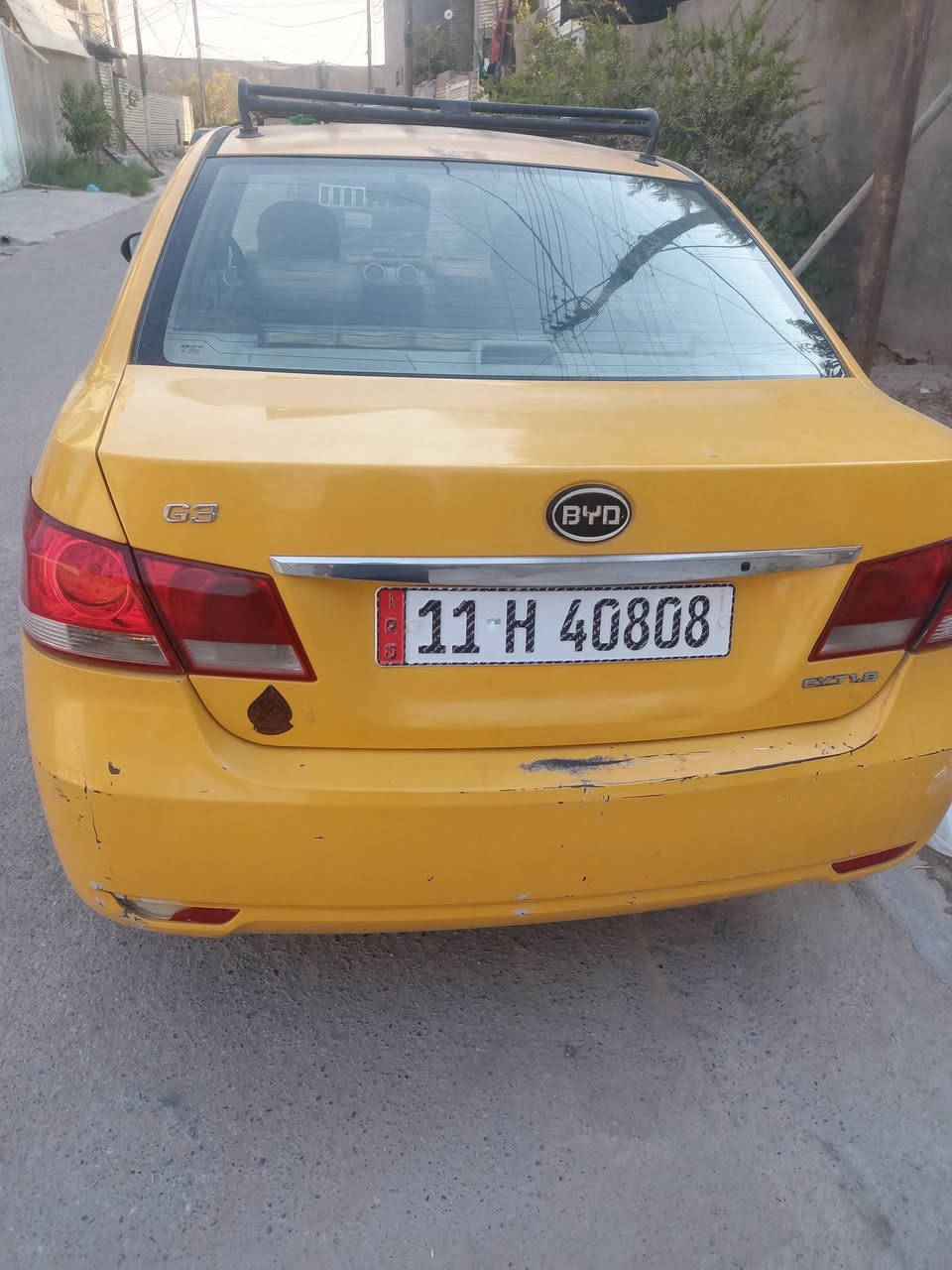 سلام عليكم
سياره byd دي3
موديل 16 محرك كير بلادي ونظيفه السياره
 والمحرك تصرف دهن
السعر 39 وبيها مجال
عنوان بغداد الكمالية شارع الكاشي
للاستفسار/***********
