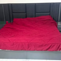 غرفة نوم خمس قطع  نضيفه مستخدمه ٦ اشهر  550 الف  شارع فلسطين معندي توص...