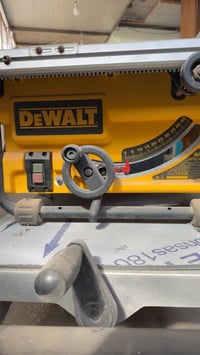 منشار طاولة • DeWalt DW745 • قليل الاستخدام